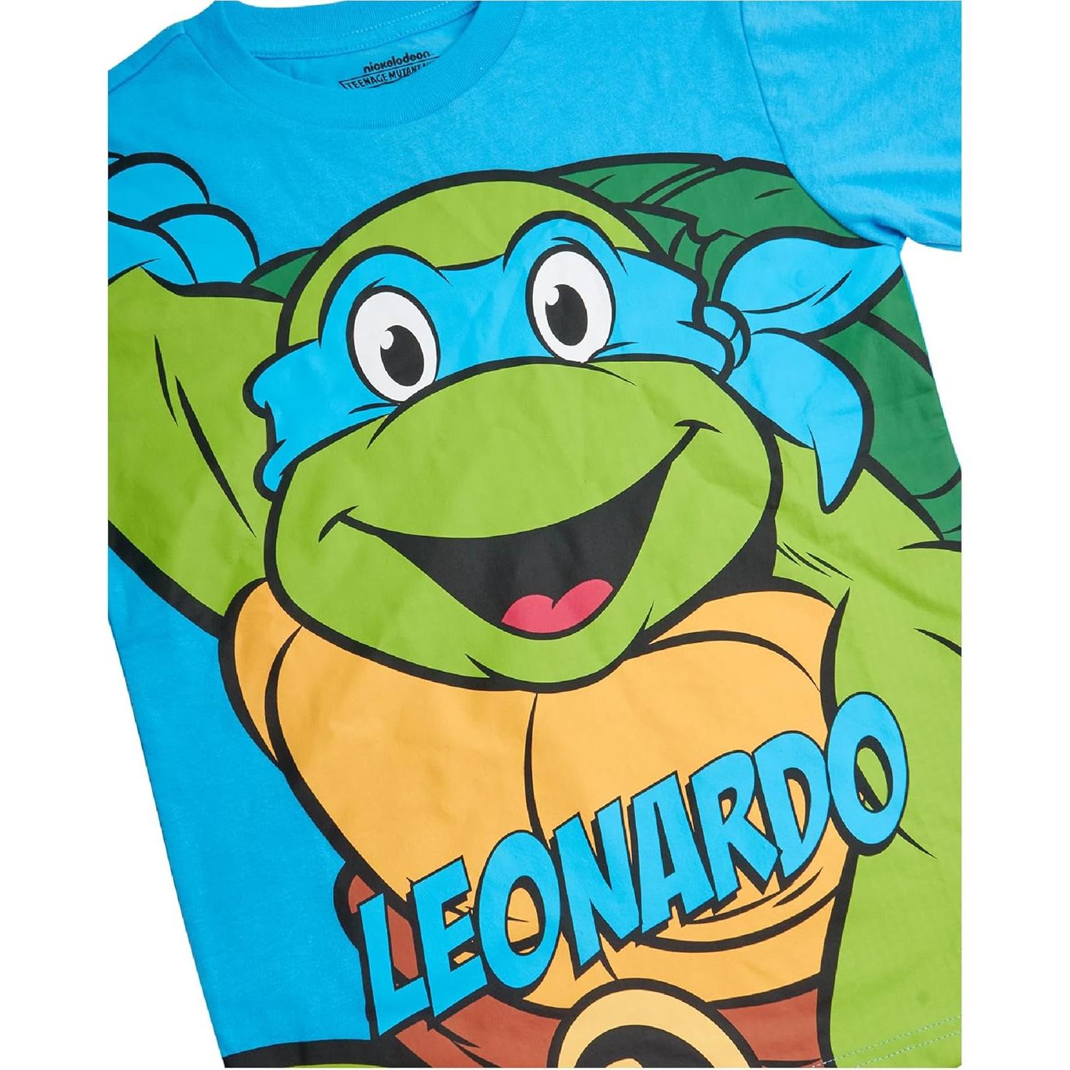 Camisetas Gráficas para Niños Tortugas Ninja TMNT - Paquete de 2