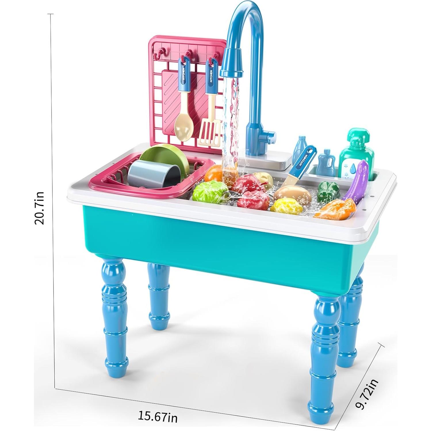 Set de Juguete de Cocina SmartChef con Fregadero Azul 1.28kg