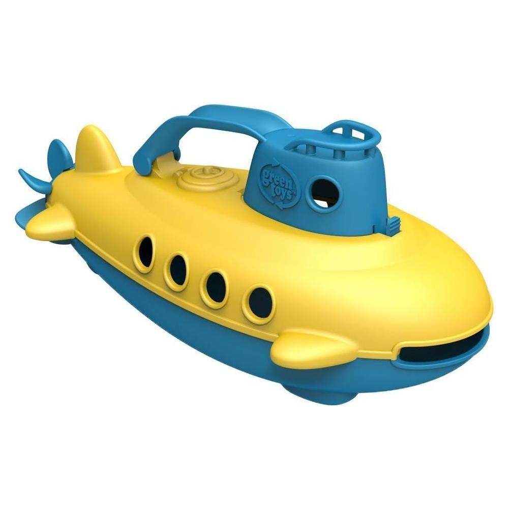 Submarino Green Toys Azul - Juguete Acuático Seguro 26.67 cm