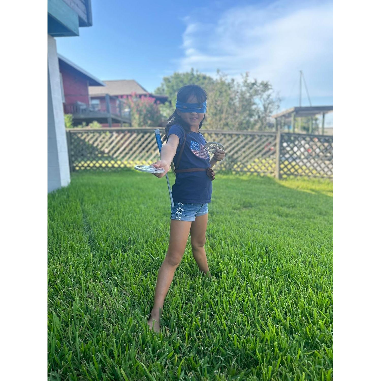 Disfraz de Superhéroe Geamiki Cosplay con Armas 36.83x29.21cm