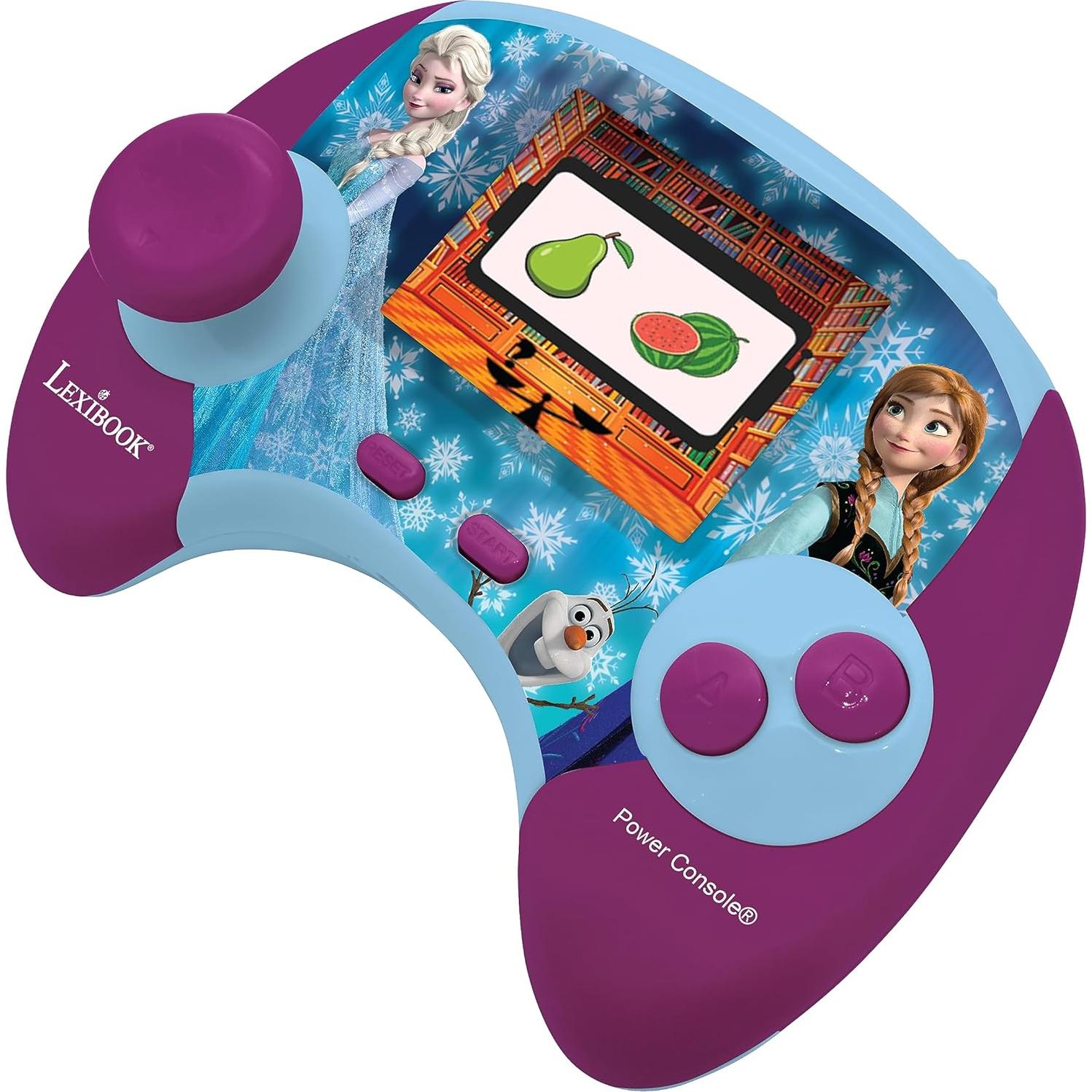 Consola de Poder Lexibook Frozen - Juego Educativo Bilingüe 100 Actividades