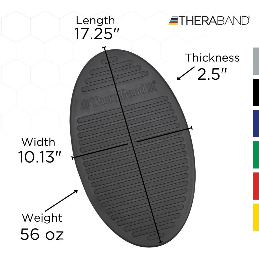 Almohadilla de Equilibrio THERABAND Negra 43.8x25.7 cm Avanzada