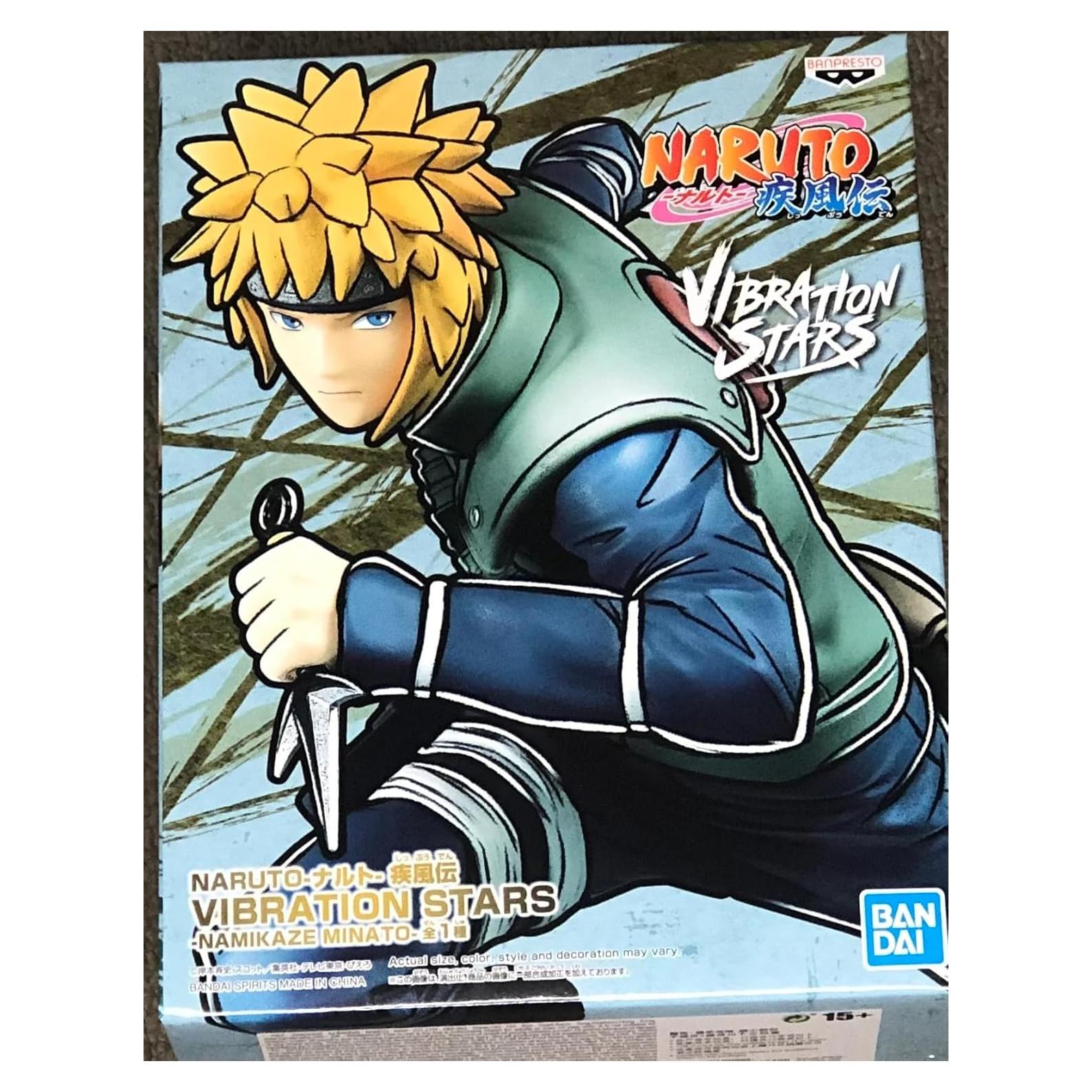 Estatua Vibration Stars Minato Namikaze 17,78 cm Banpresto