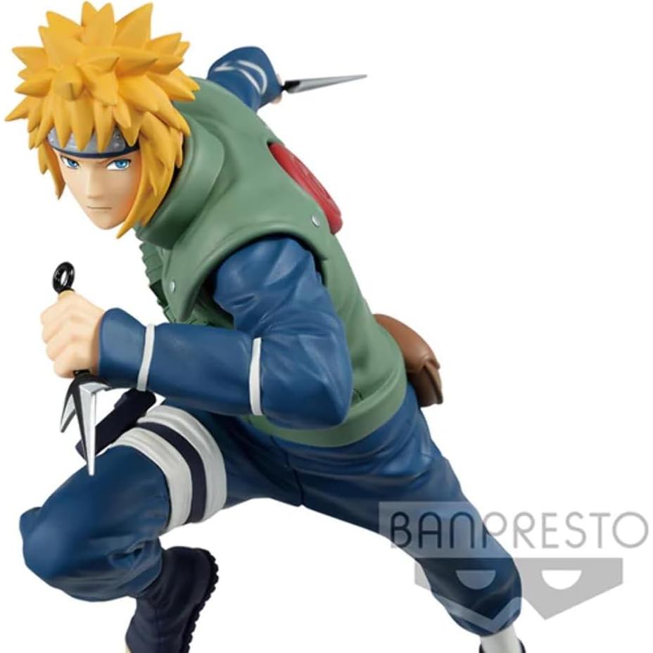 Estatua Vibration Stars Minato Namikaze 17,78 cm Banpresto
