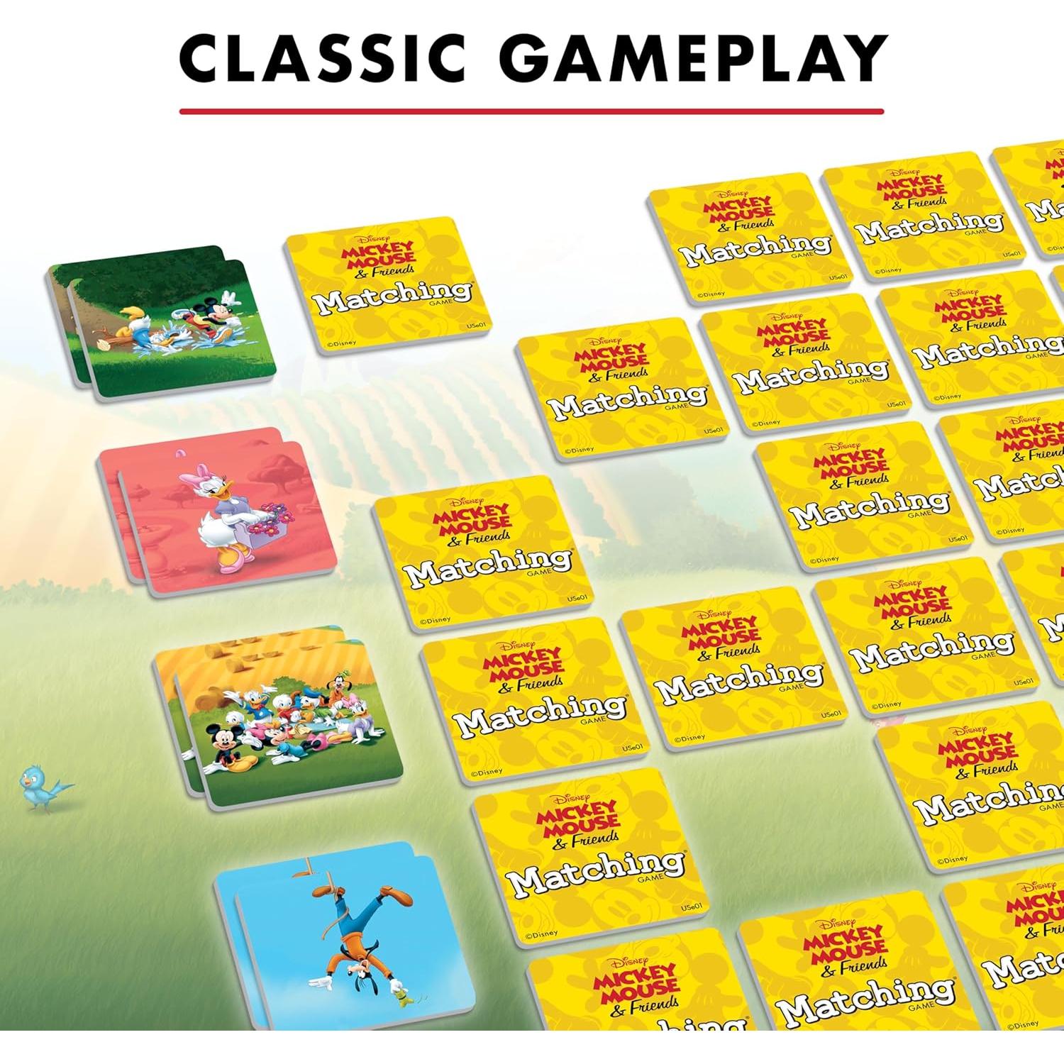 Juego de Emparejamiento Mickey Mouse Ravensburger - 72 Fichas