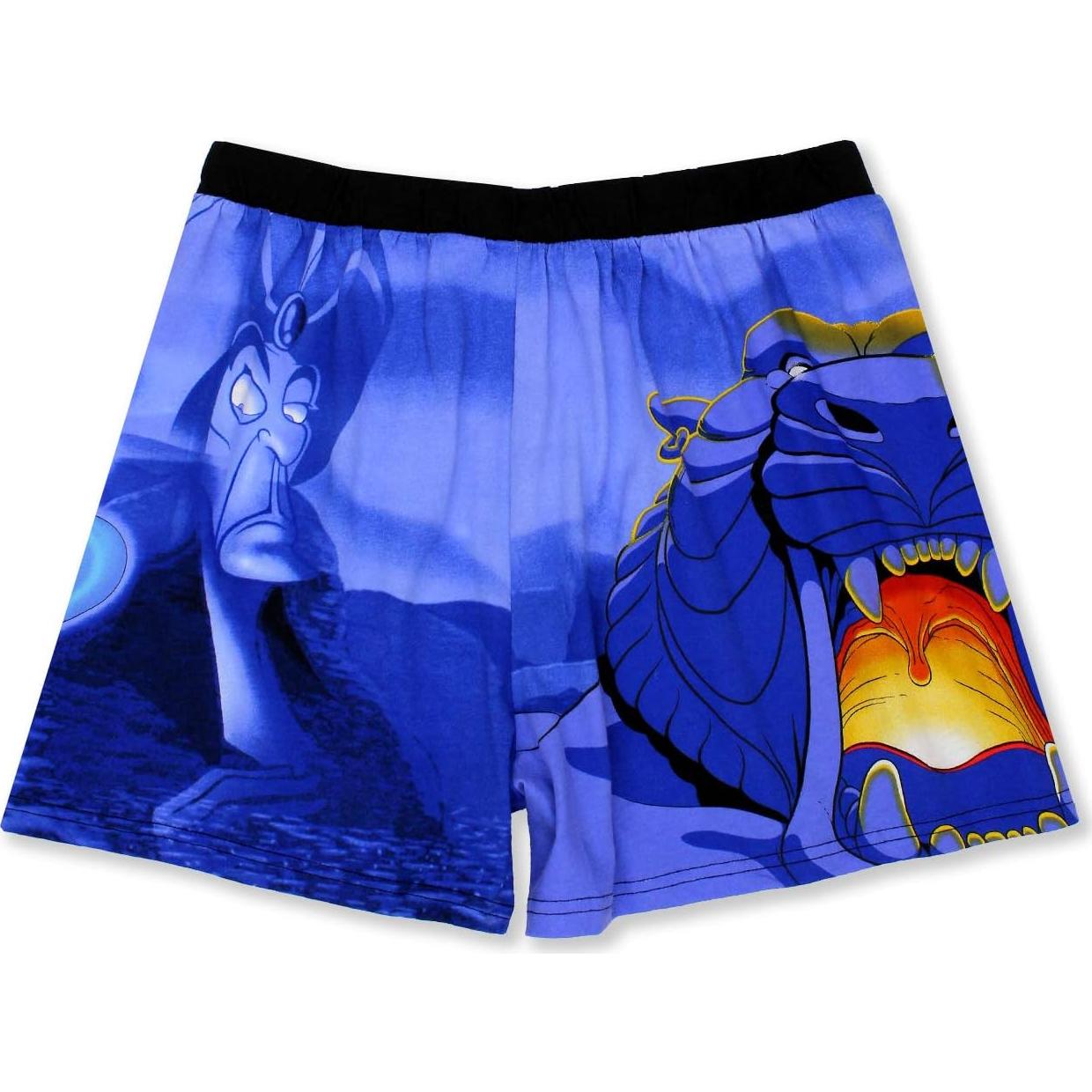 Pantalones Cortos Boxer Disney Aladino Genio Jafar Hombres
