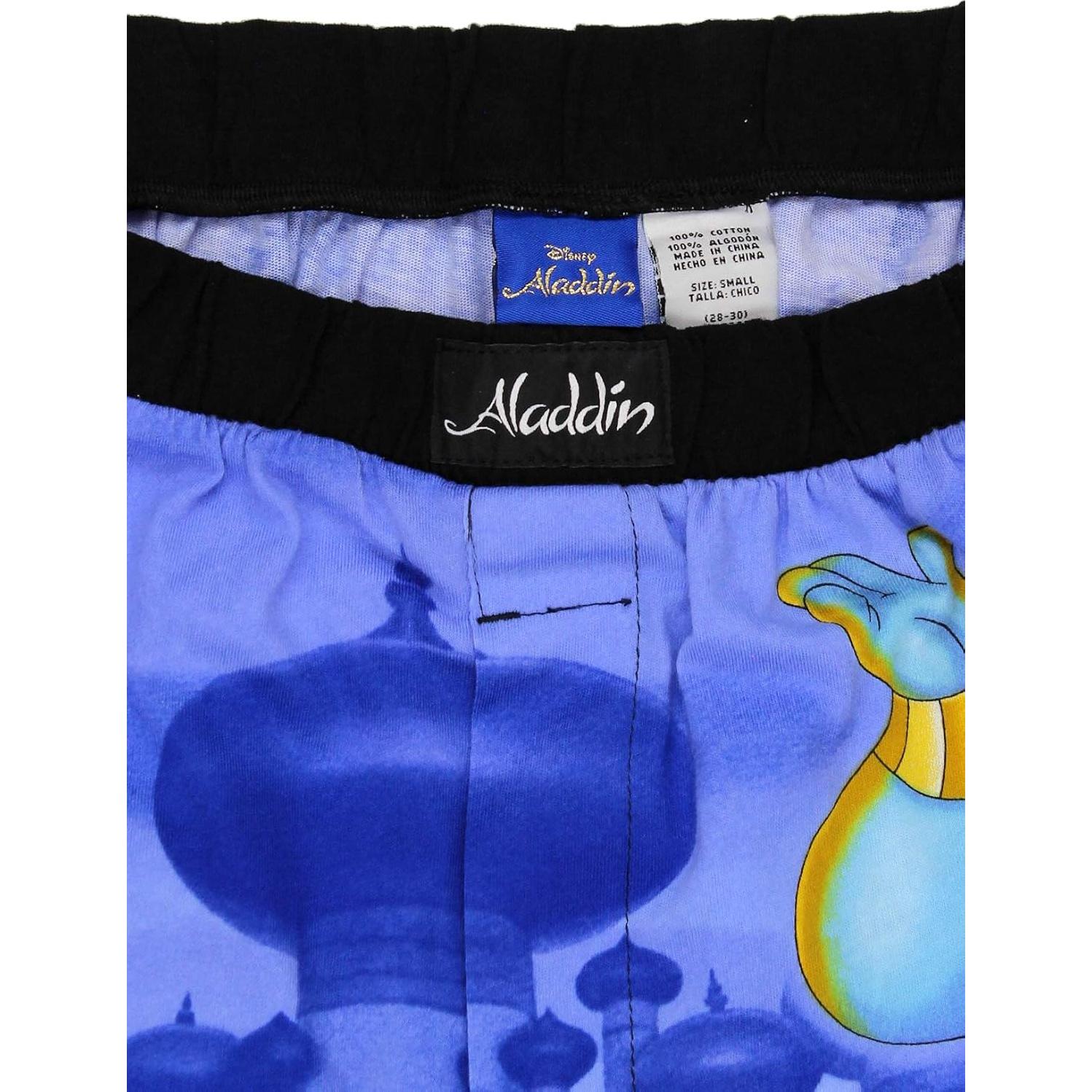 Pantalones Cortos Boxer Disney Aladino Genio Jafar Hombres