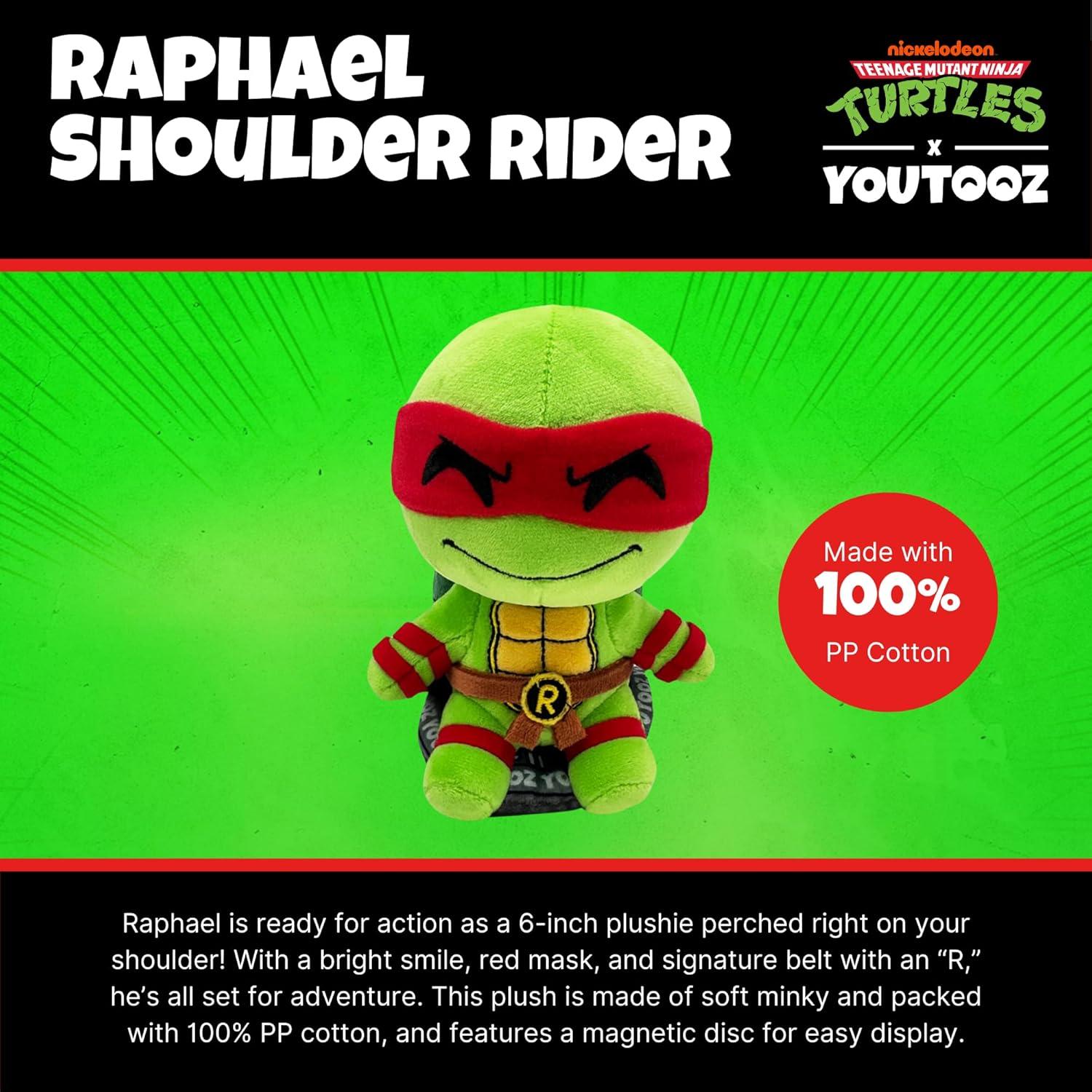 Peluche Jinete de Hombro Youtooz Raphael 15 cm - TMNT