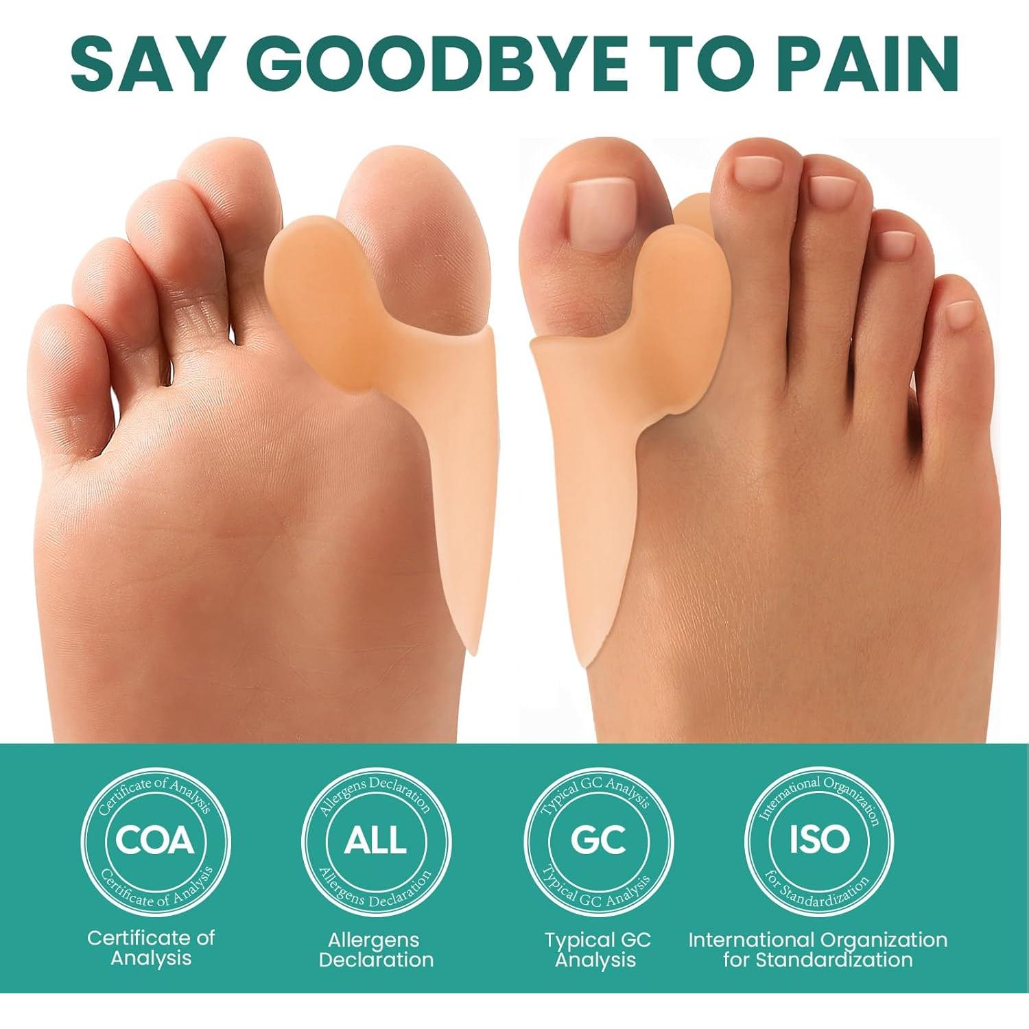 Almohadillas Correctoras para Juanetes Welnove - 8 Piezas Gel