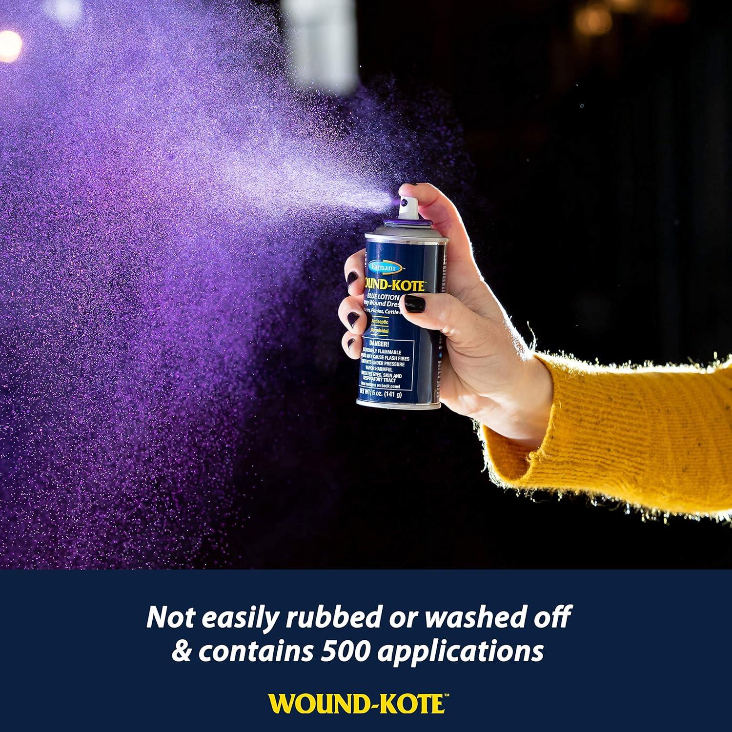 Farnam Wound-Kote Spray Antisético 142 g para Caballos y Perros