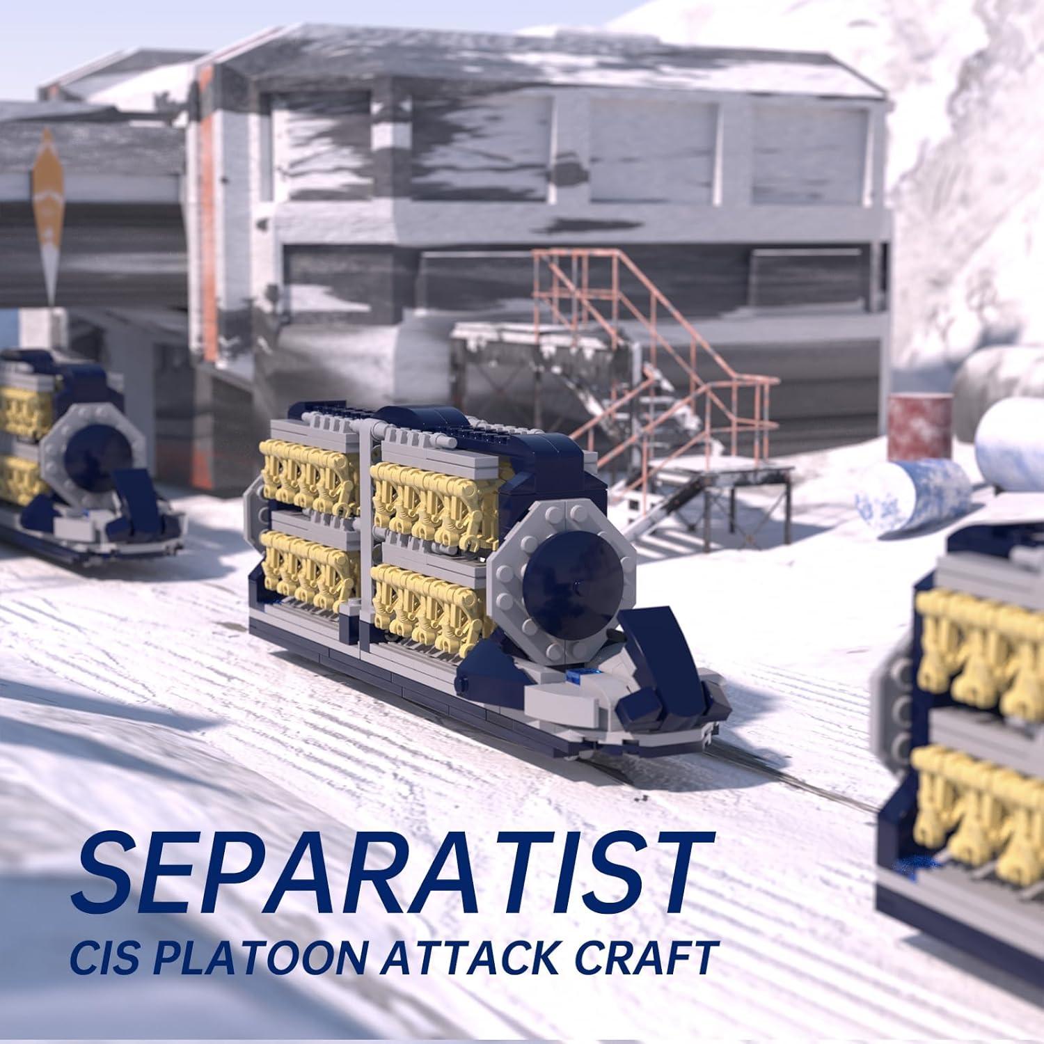 Set de Construcción de Nave de Ataque HyperBrick con 33 Droids