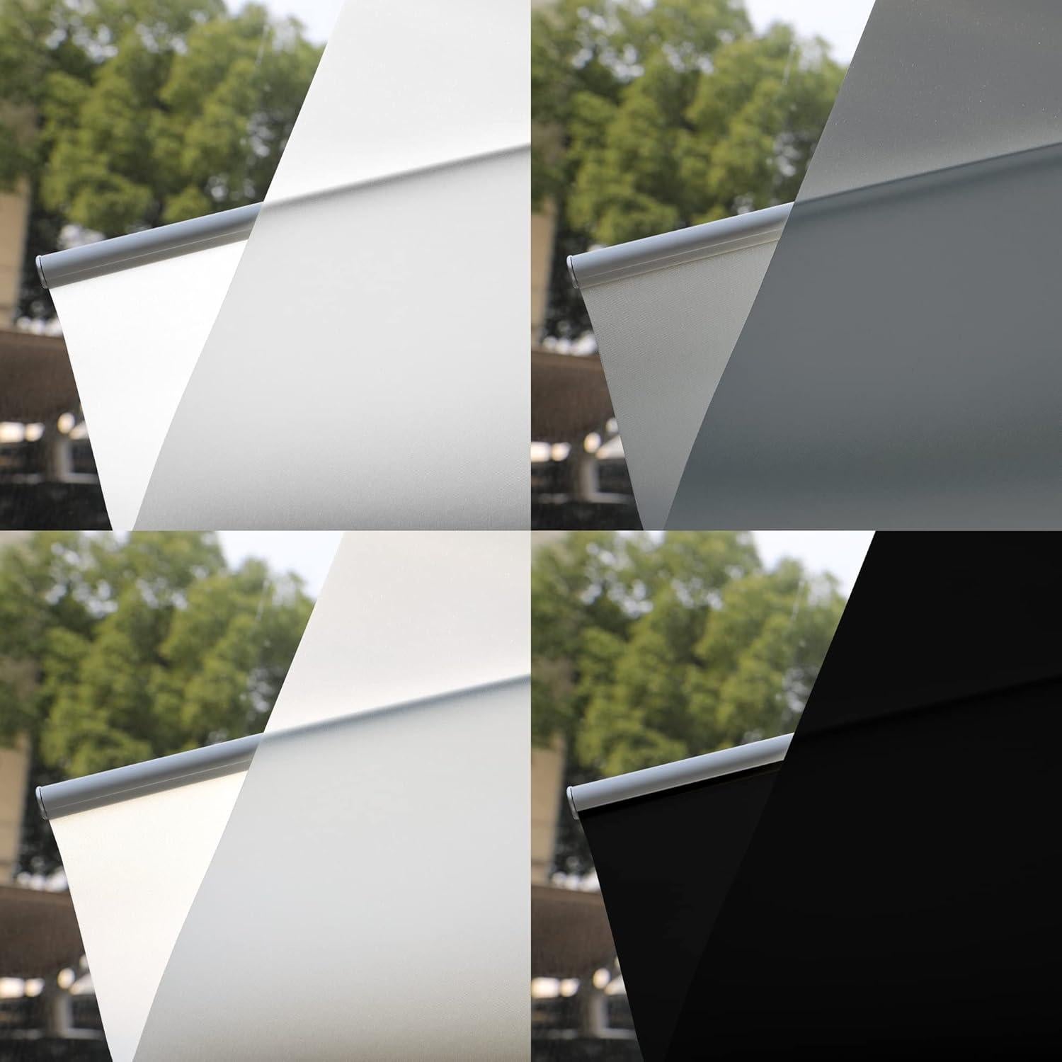 Persiana enrollable Homebox 50.8x182.9 cm Blackout Negro