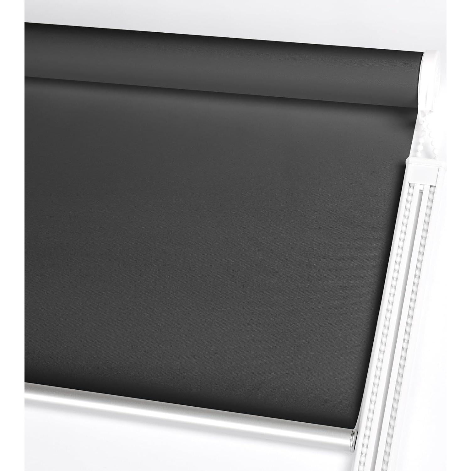 Persiana enrollable Homebox 50.8x182.9 cm Blackout Negro