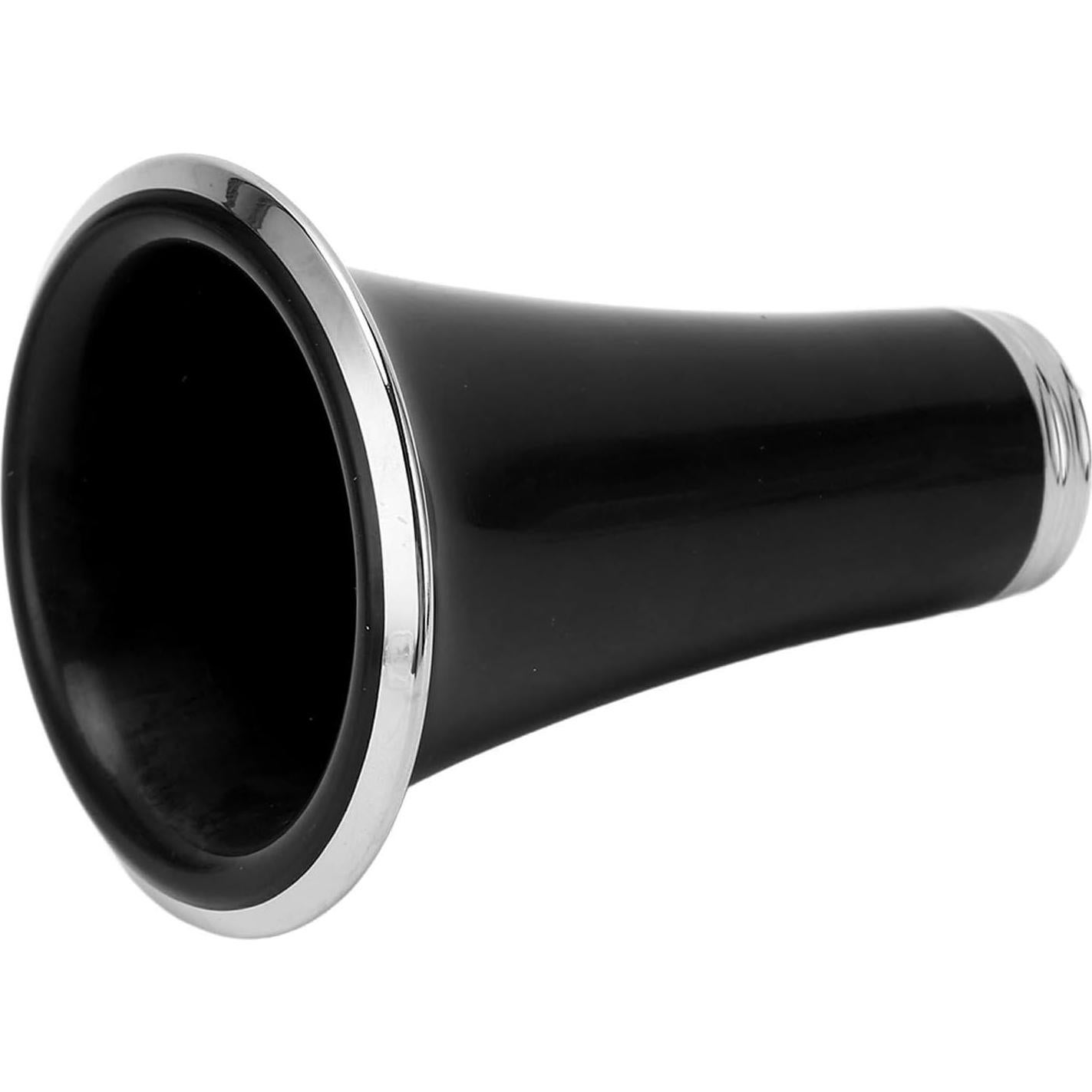 Campana de Clarinete ABS con Anillo Metálico Chapado - CC28 Negro