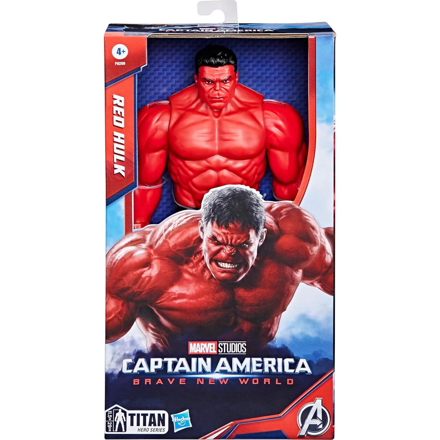 Figura de Acción Deluxe Hulk Rojo 30.48 cm Hasbro Marvel
