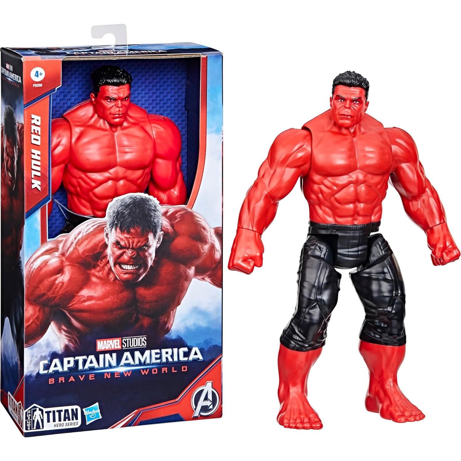Figura de Acción Deluxe Hulk Rojo 30.48 cm Hasbro Marvel