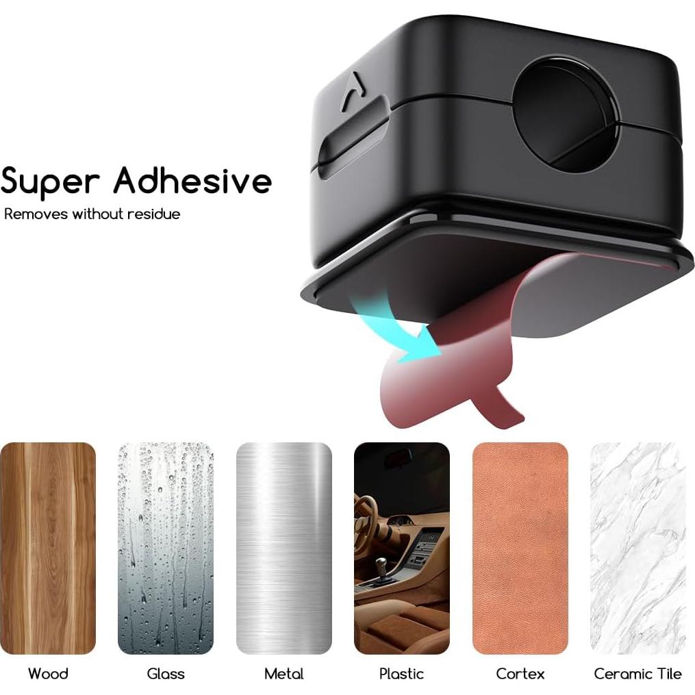 Clips Magnéticos para Cables Smofish - Paquete de 6 Organizadores