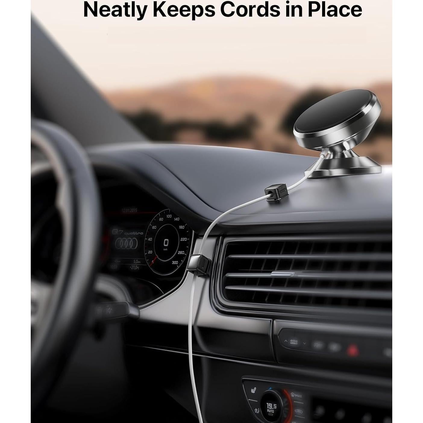 Clips Magnéticos para Cables Smofish - Paquete de 6 Organizadores