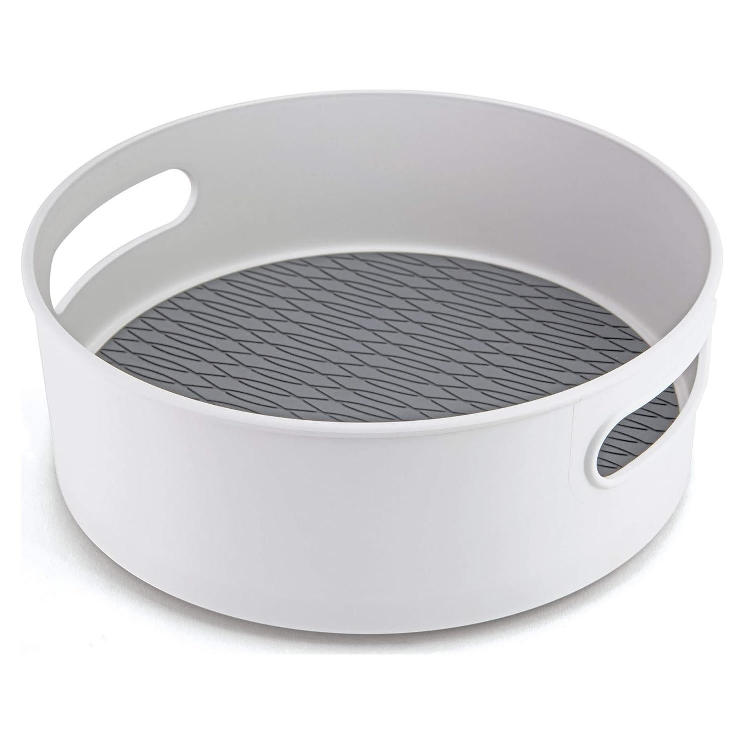 Plato Giratorio Antideslizante Copco 25.4 cm Gris y Blanco