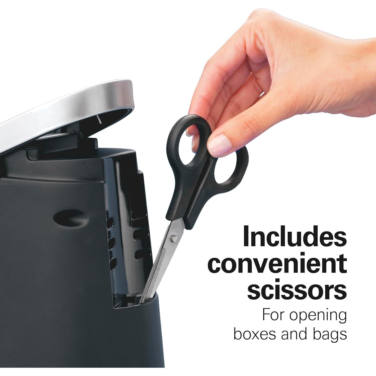 Abrelatas Eléctrico Automático Hamilton Beach 76607 con Tijeras