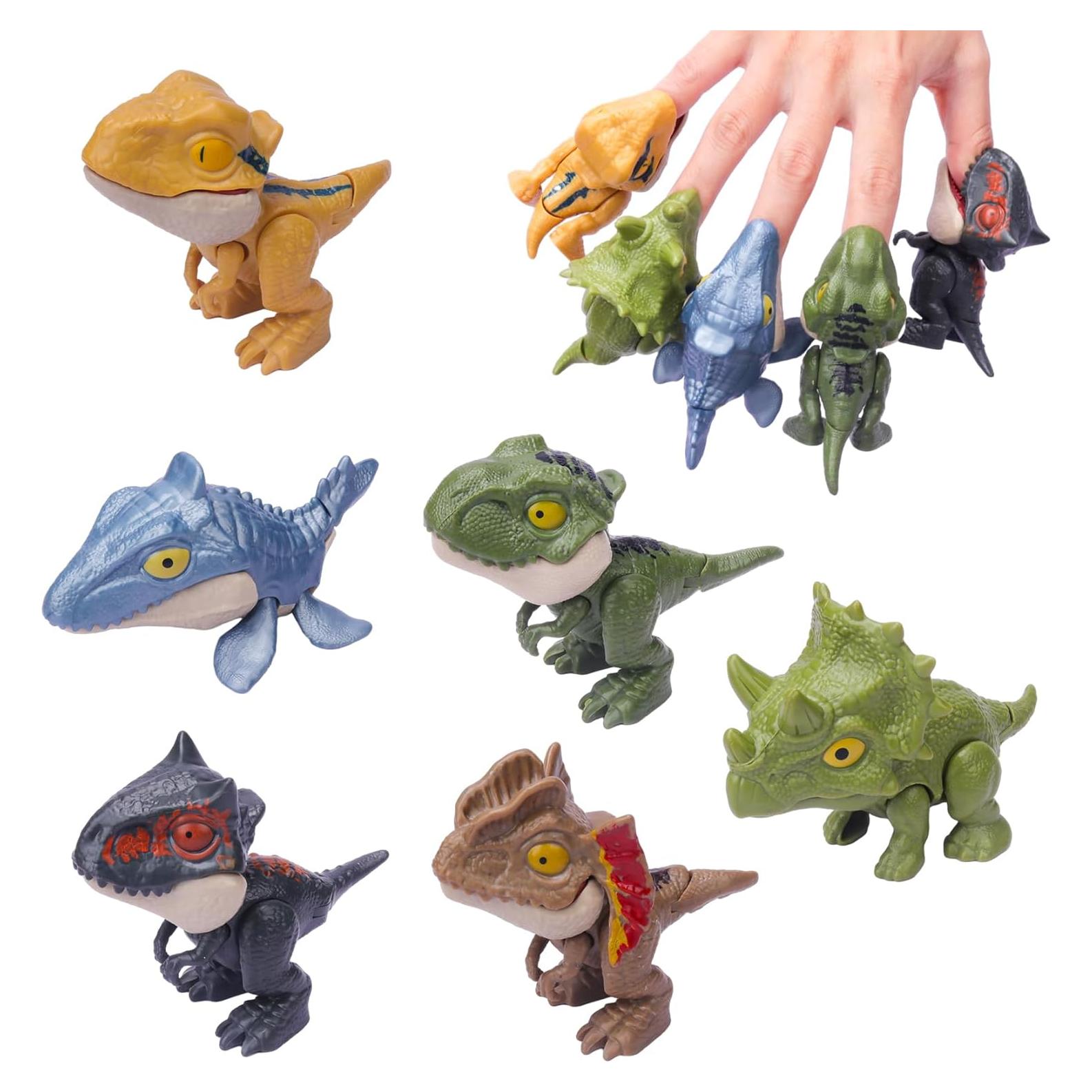 Juguetes de Dinosaurios Zwish 6 Piezas para Dedos