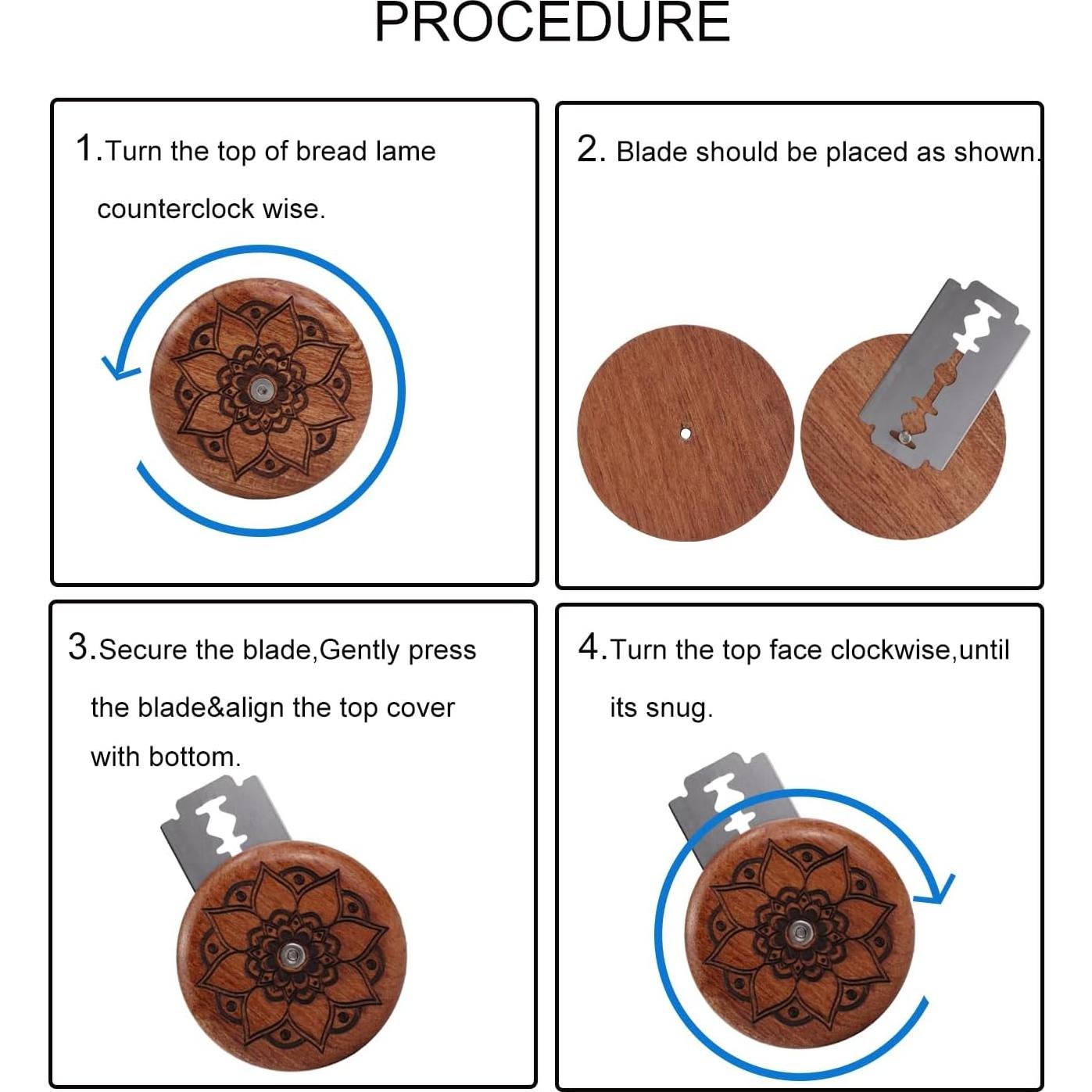 Cortador de Pan Aacehlh con 10 Cuchillas Reemplazables