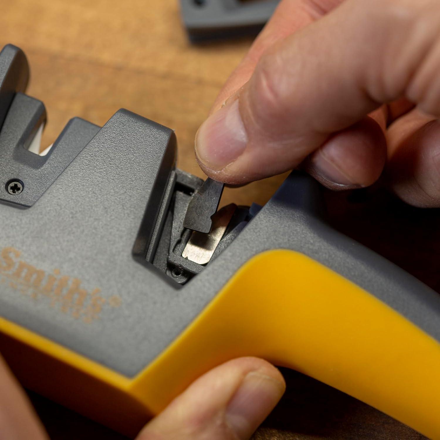 Afilador de cuchillos Smith's Pro Pull-Thru 2 etapas