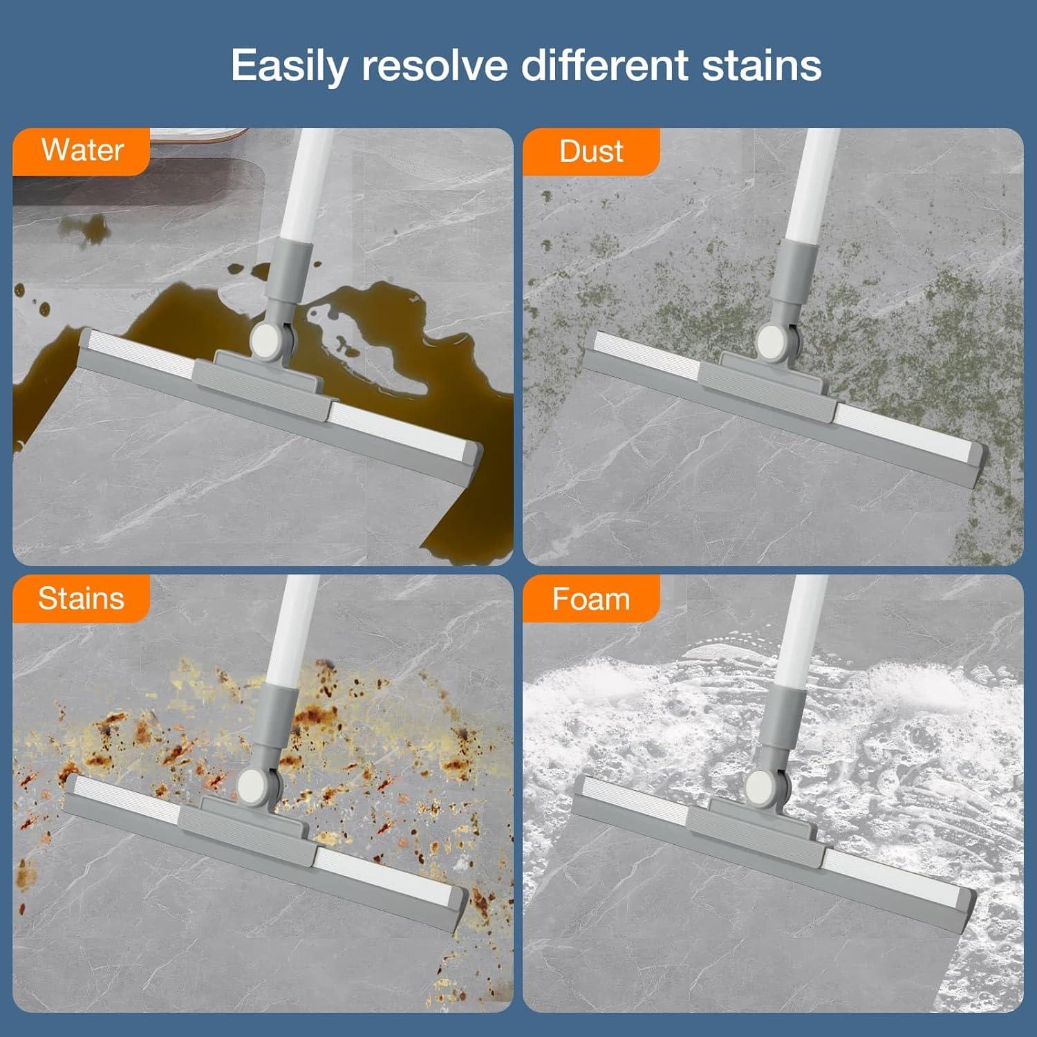 Raspador de Piso YANGMUM 14" Goma Mango Extensible 52"