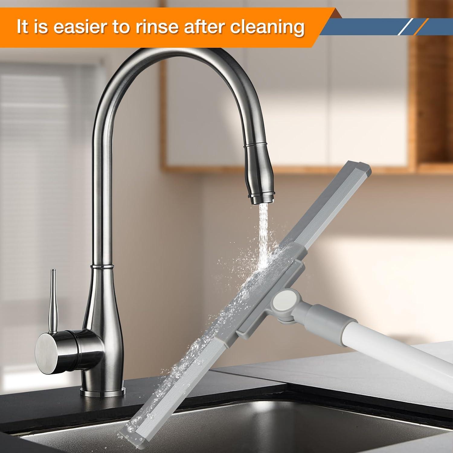 Raspador de Piso YANGMUM 14" Goma Mango Extensible 52"