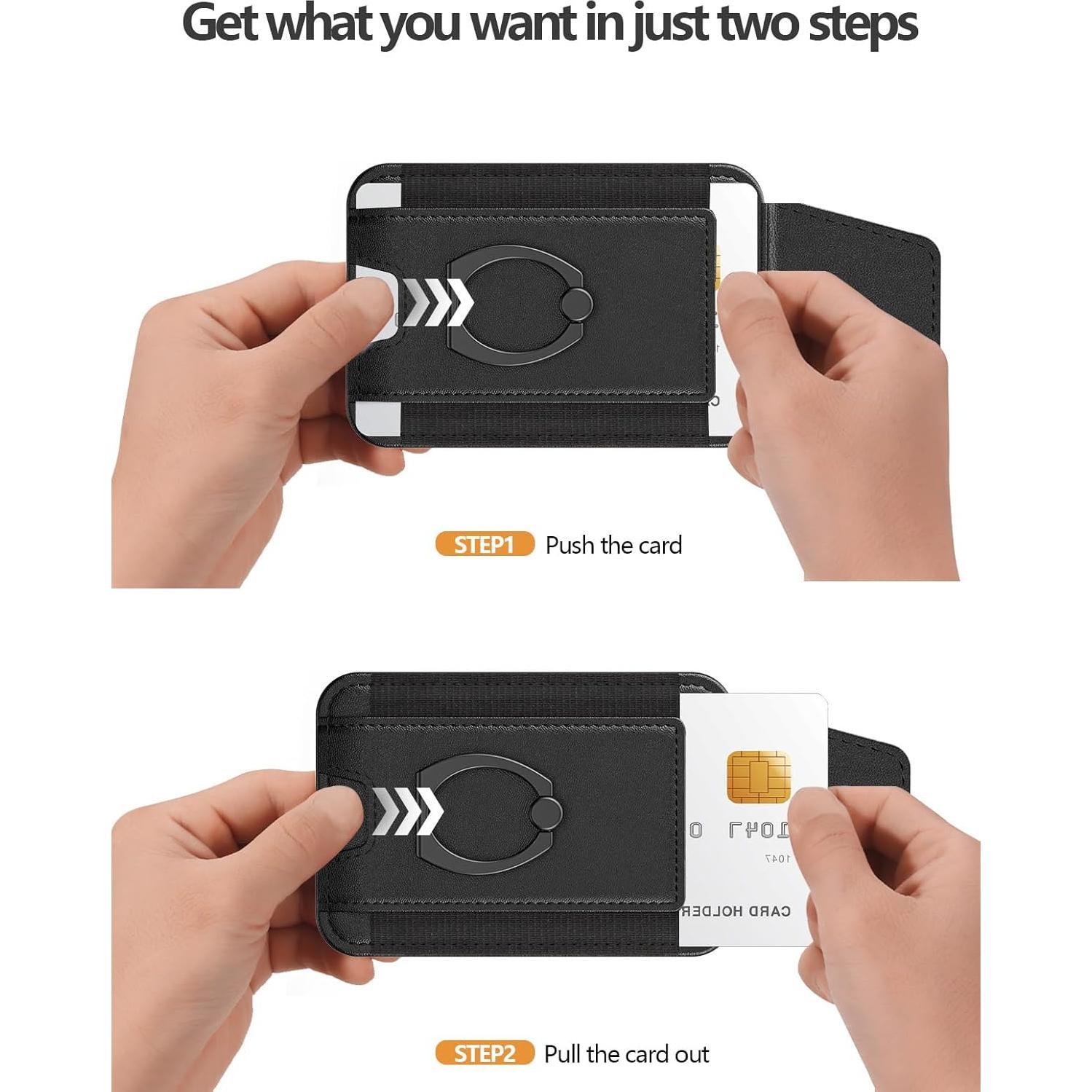 Cartera Magsafe ExtreLife con Anillo Soporte para iPhone 16/15/14/13/12