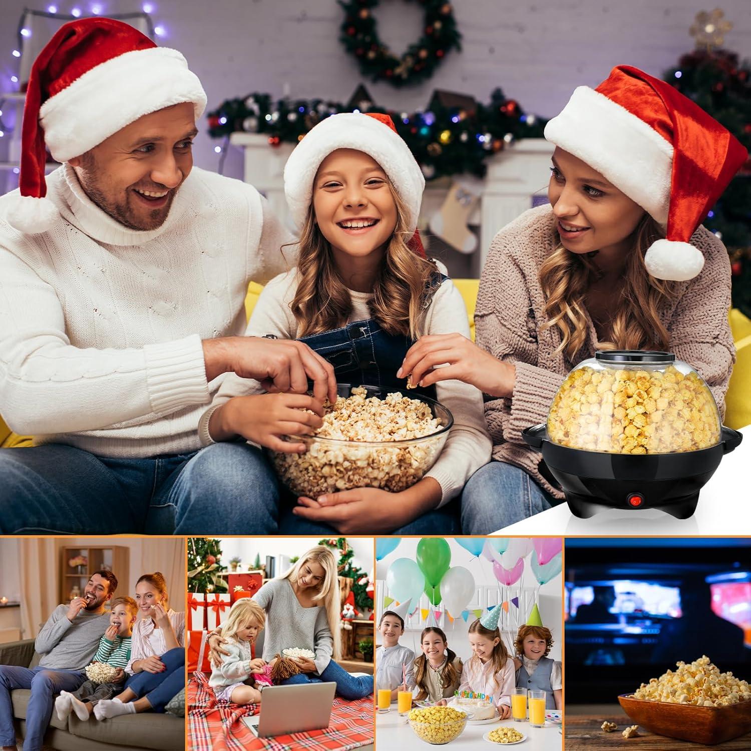 Máquina de Palomitas TLGREEN 6qt Eléctrica Antiadherente