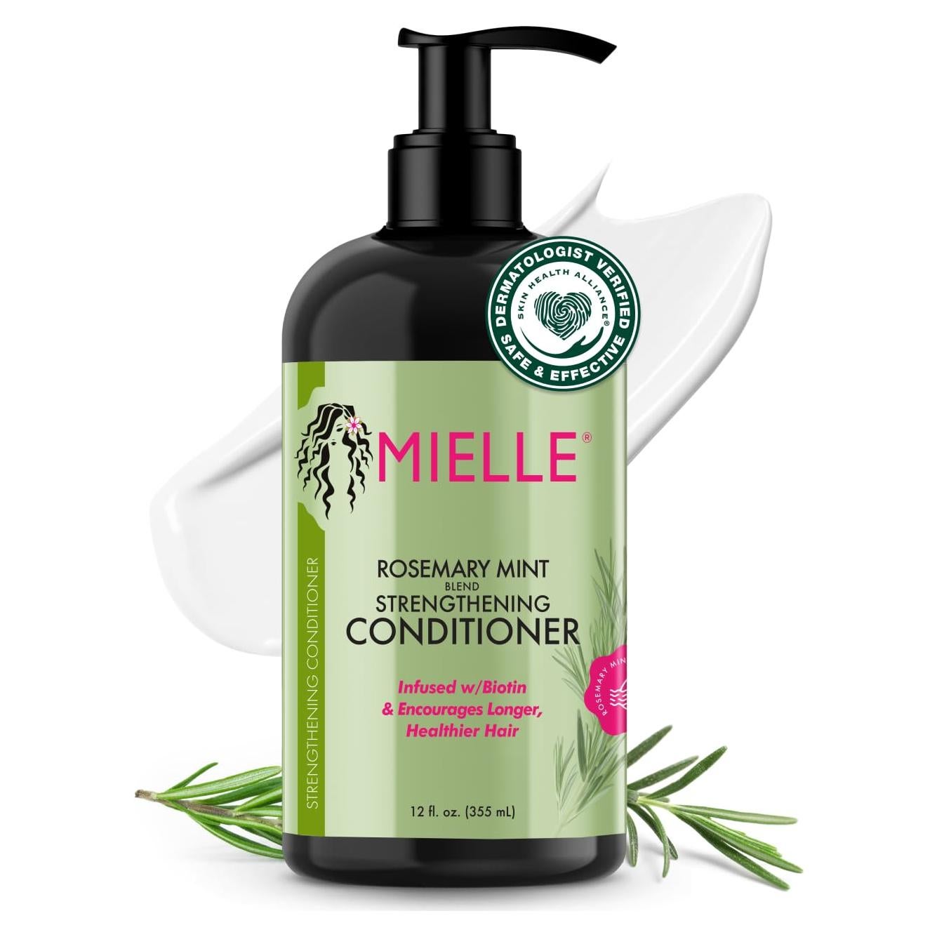 Acondicionador Fortalecedor Mielle Organics 340 g Biotina Romero Menta