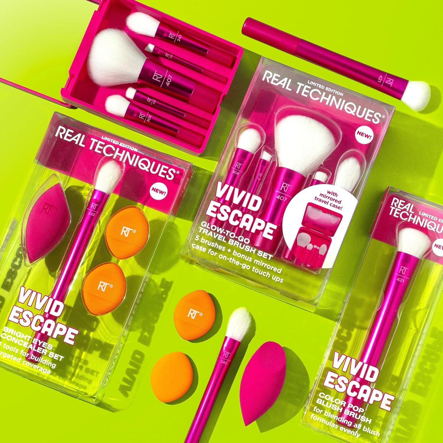 Brocha para Rubor Real Techniques Color Pop Vivid Escape 1 unidad