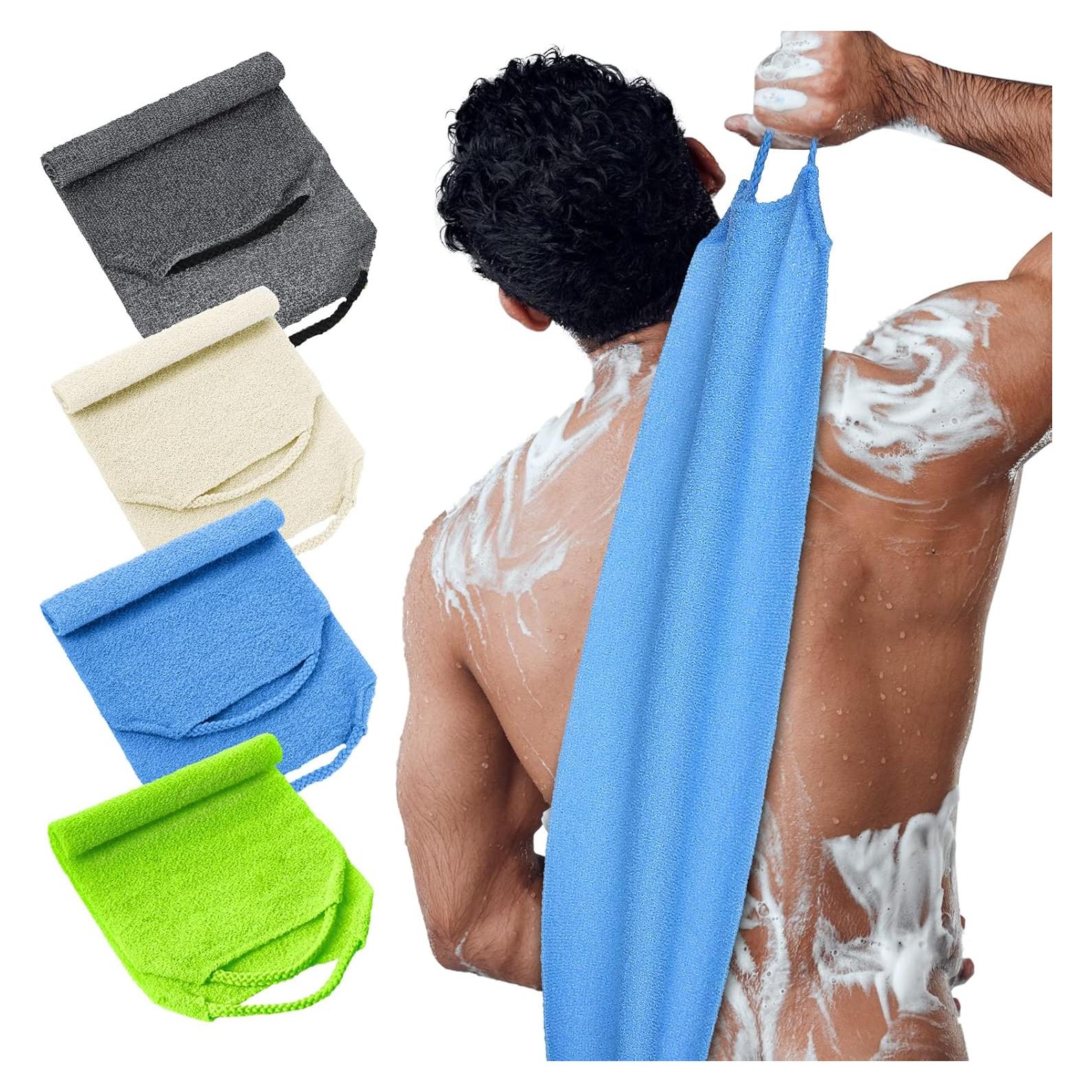 Exfoliante de Espalda Moukeren 4 Piezas Nylon 94 cm