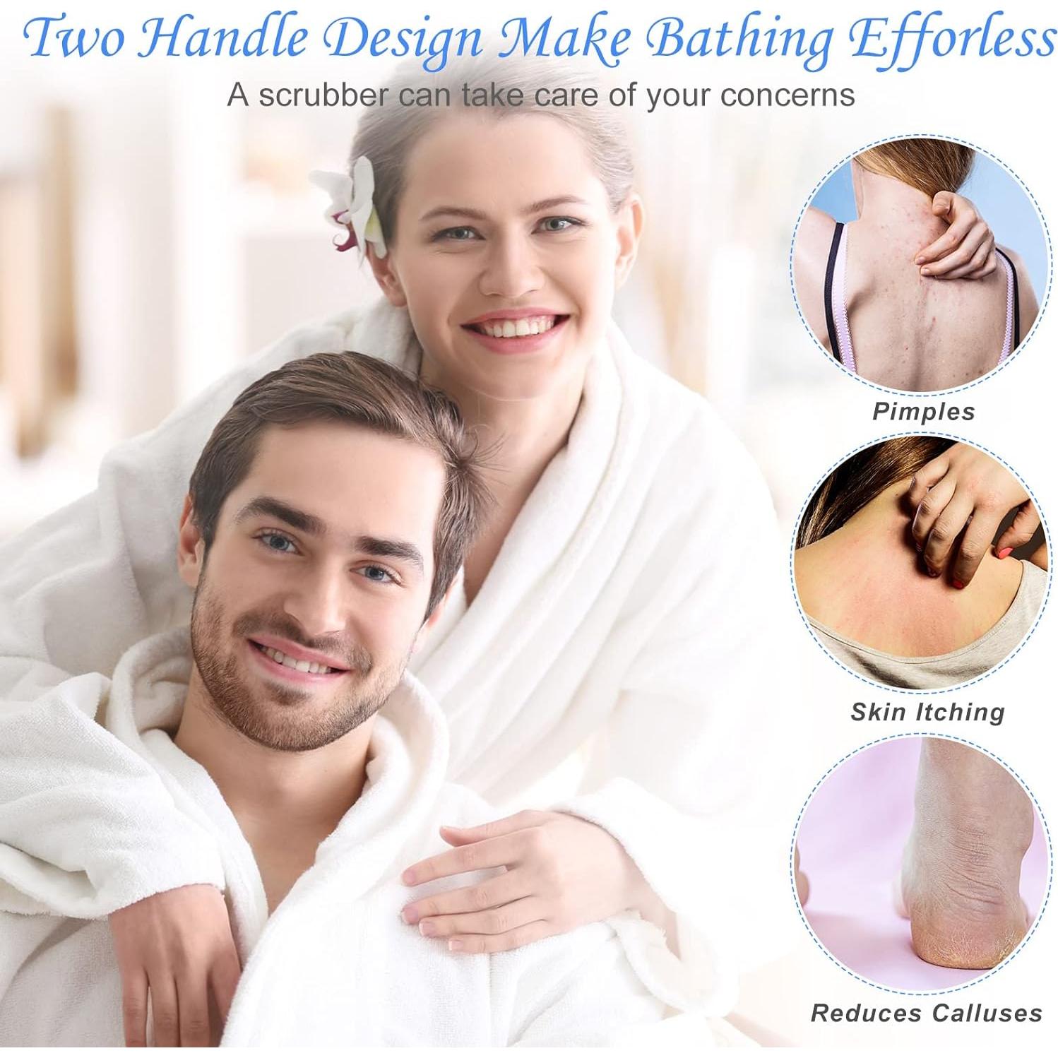 Exfoliante de Espalda Moukeren 4 Piezas Nylon 94 cm