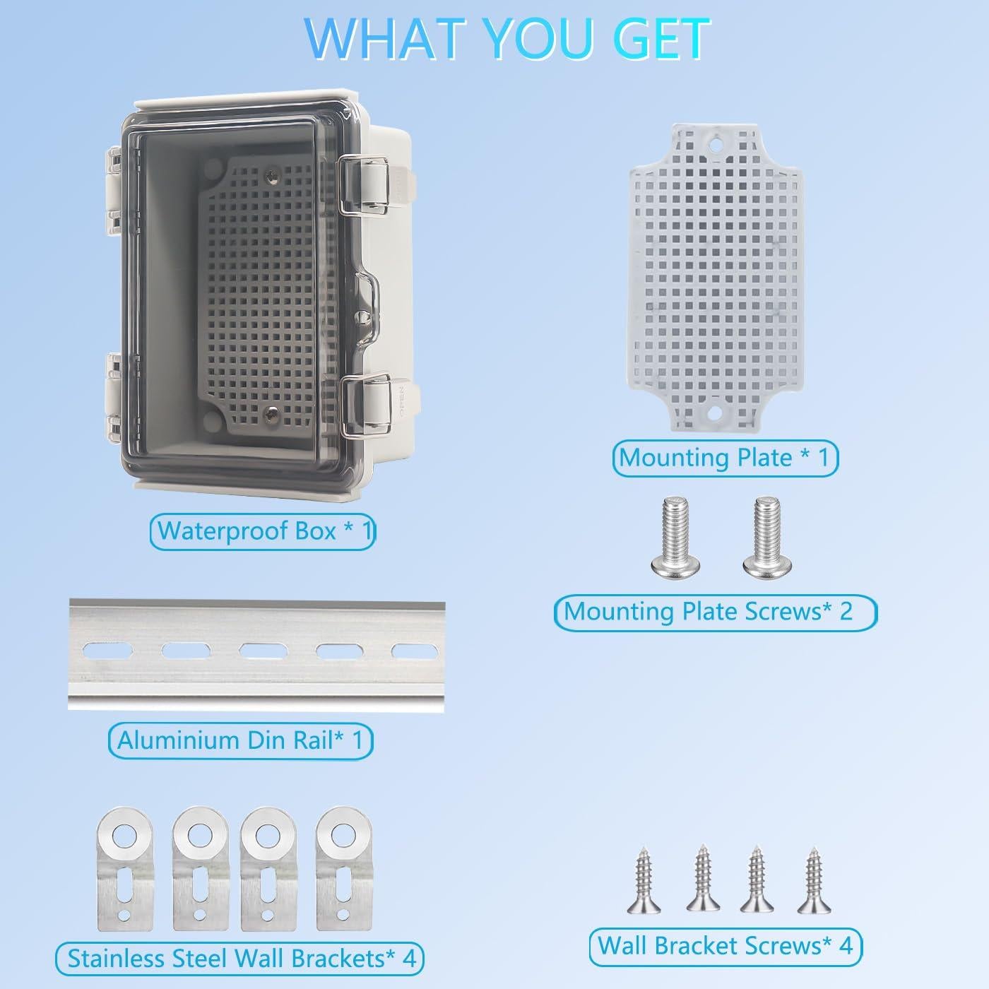 Caja Eléctrica Impermeable IP67 LuSumtly 12.7x7.6x5.1cm