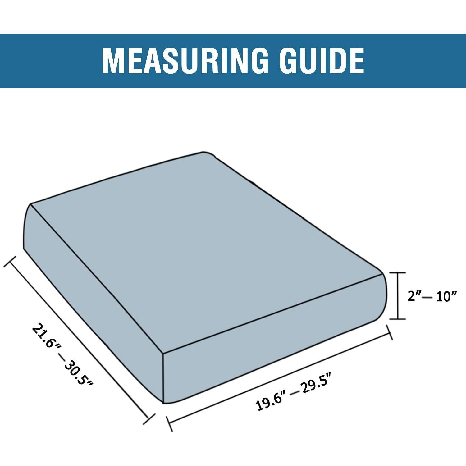 Funda de Cojín Estirable H.VERSAILTEX para Silla Negra