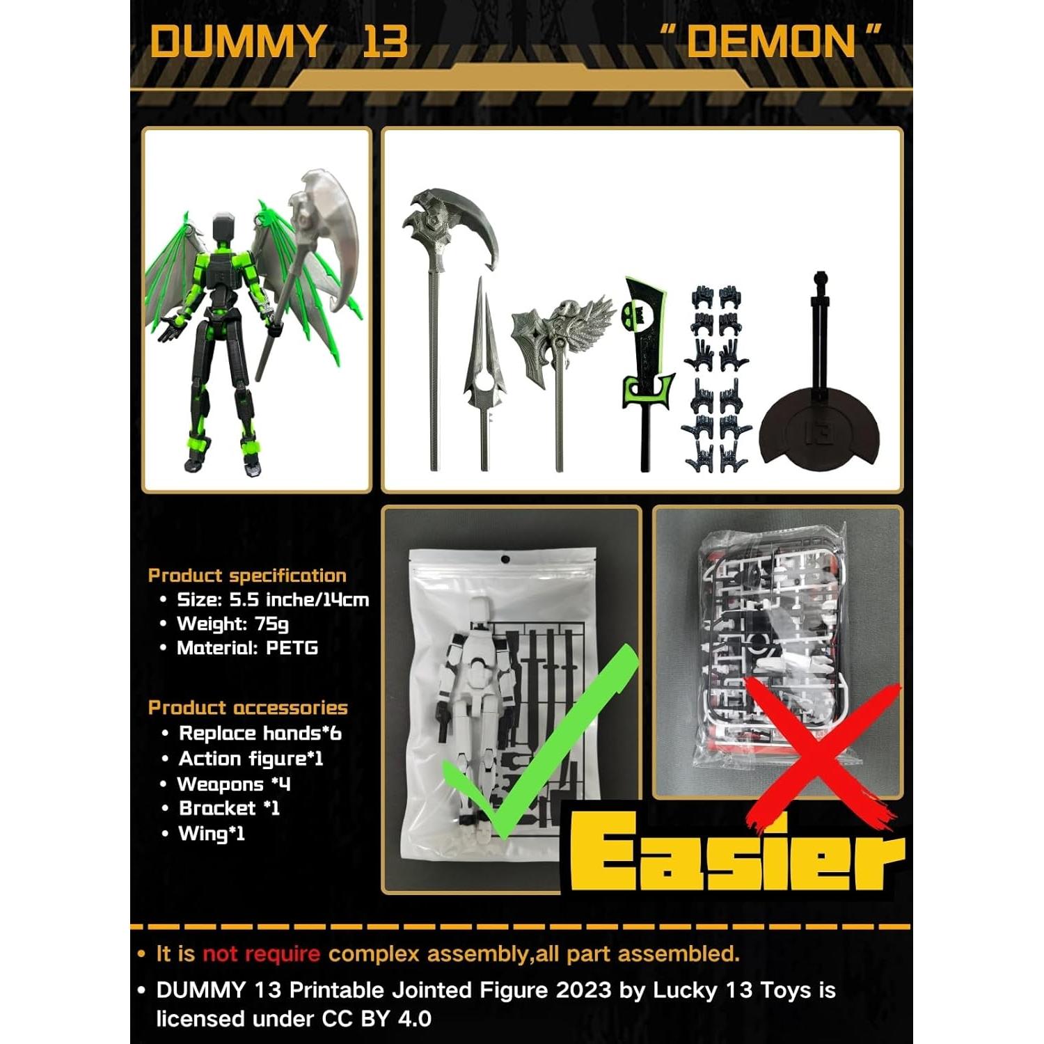 Figura de Acción T13 Lucky 13 14 cm Articulada con Accesorios