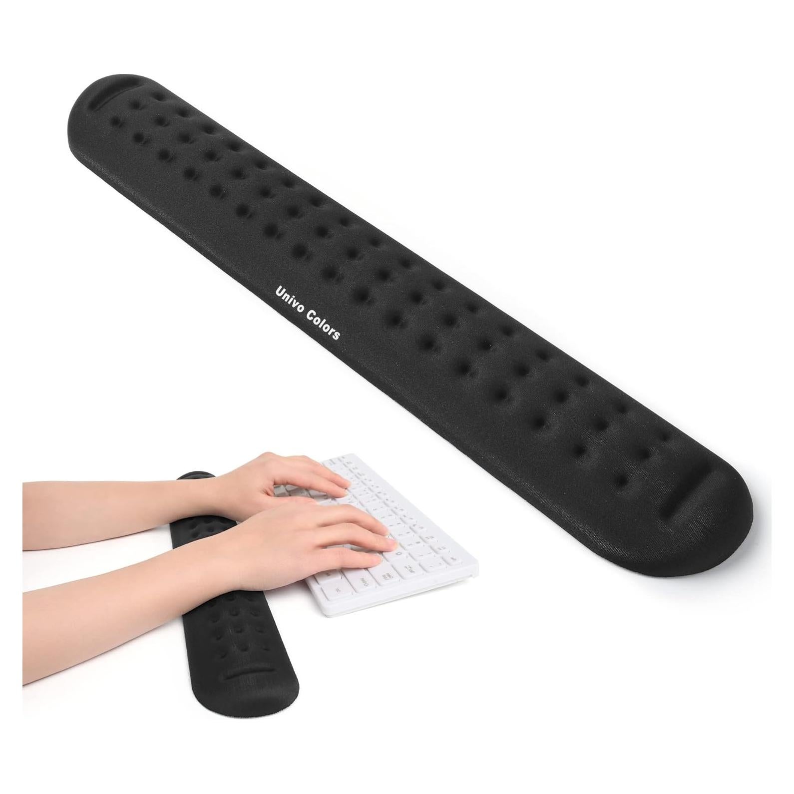 Almohadilla de Descanso para Muñeca Univo Colores Negra Ergonómica