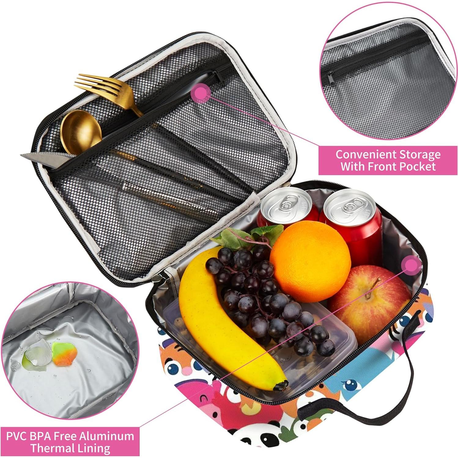 Caja de Almuerzo Aislada Rickyh 6L con Correa y 2 Compartimentos