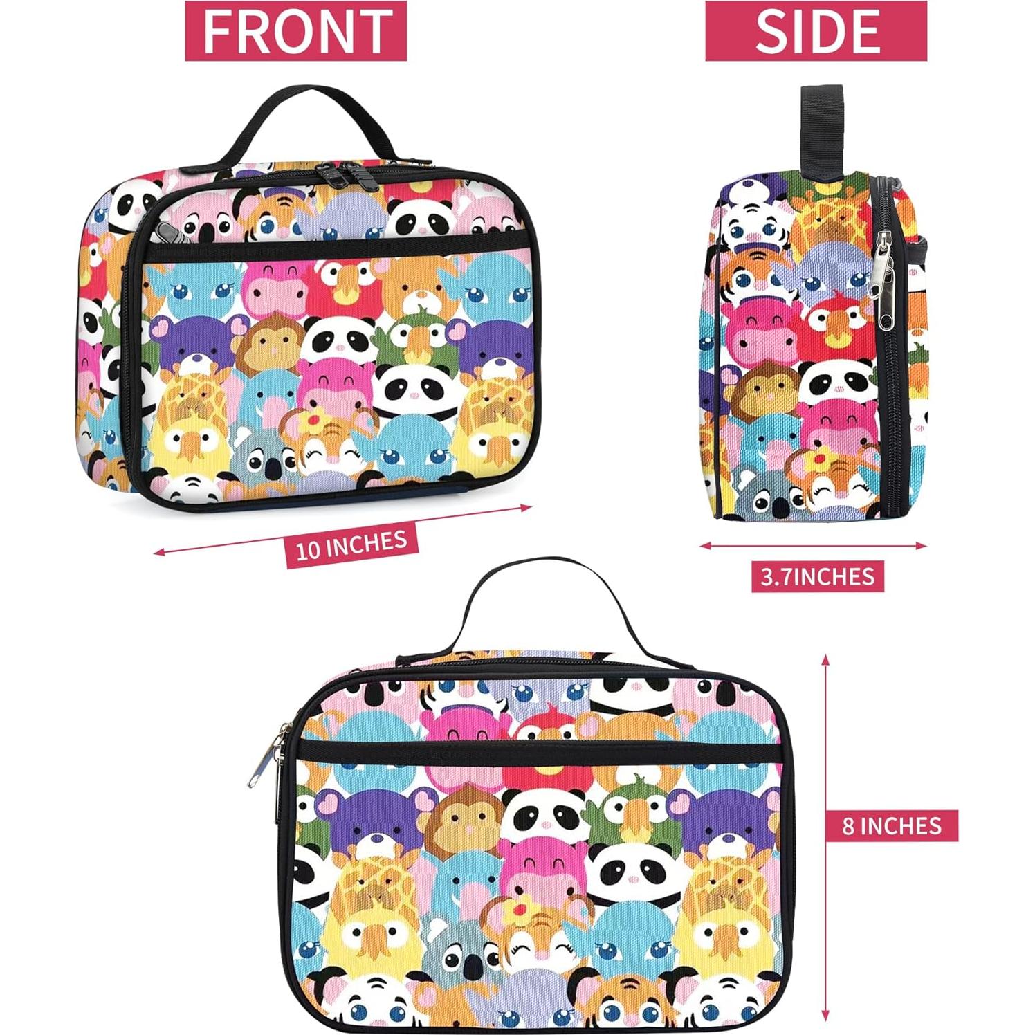 Caja de Almuerzo Aislada Rickyh 6L con Correa y 2 Compartimentos