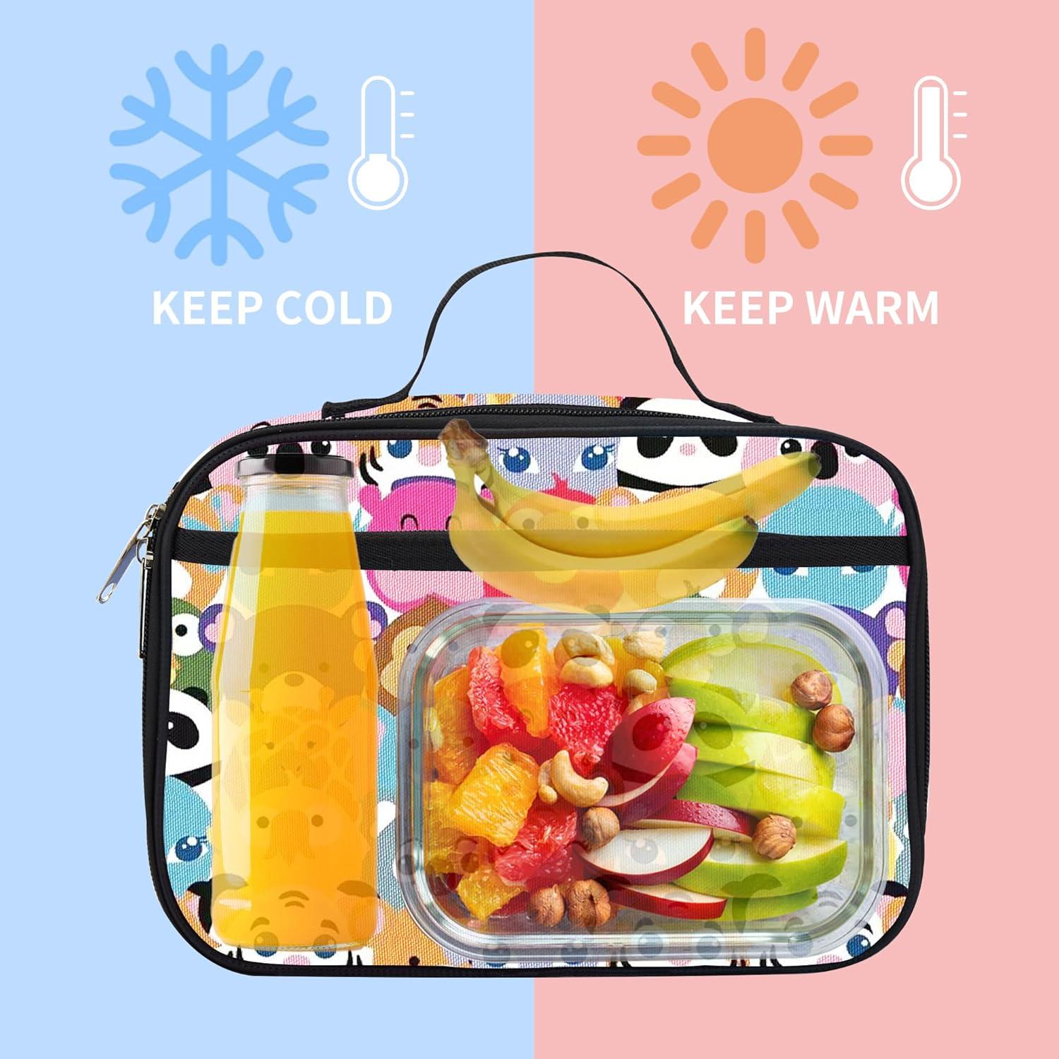 Caja de Almuerzo Aislada Rickyh 6L con Correa y 2 Compartimentos