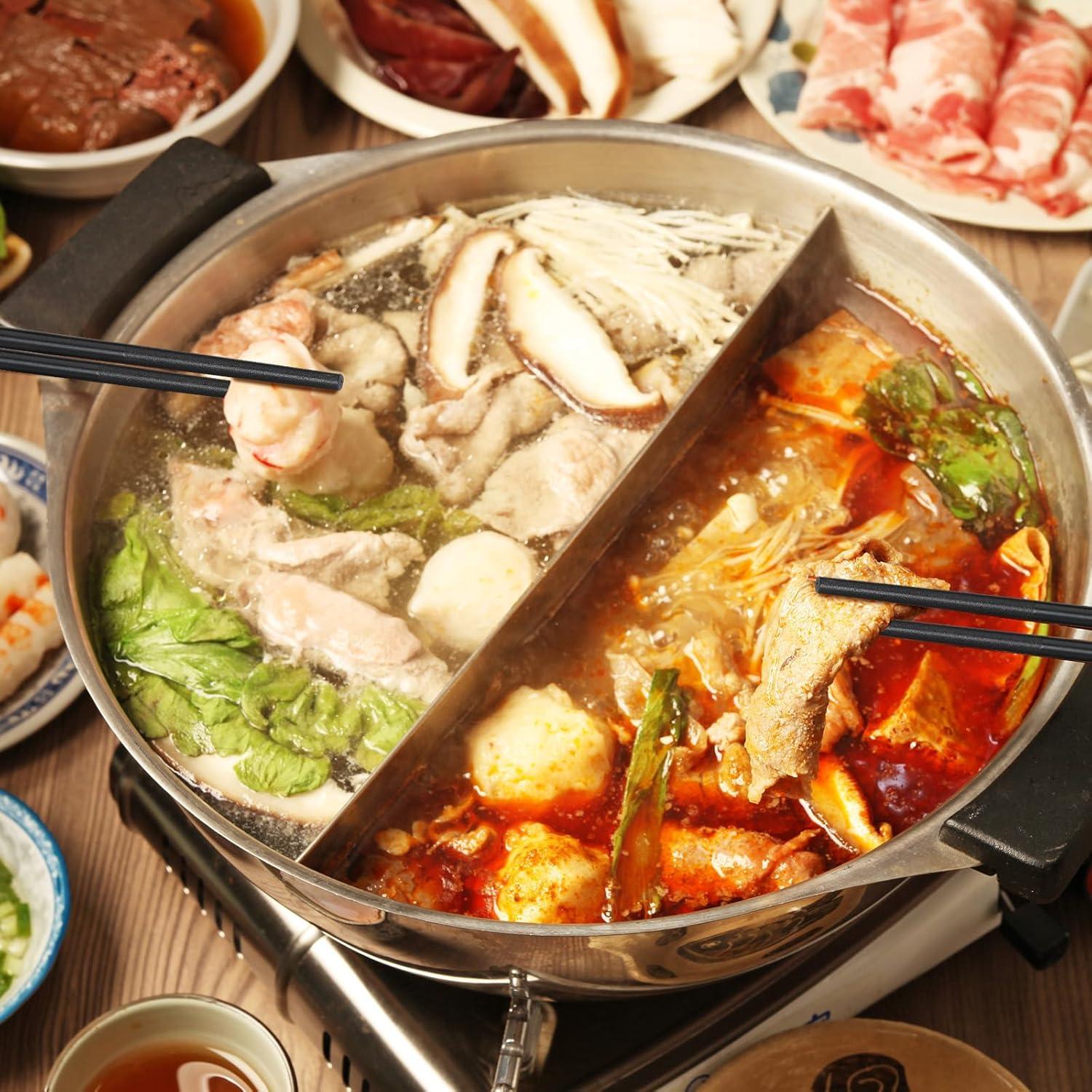 48 Pares Palillos Reutilizables Dandat de Fibra de Vidrio 24.13 cm