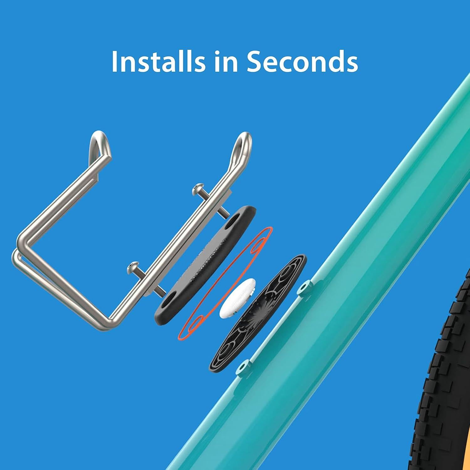 Soporte de Seguridad Elevation Lab TagVault para AirTag - Impermeable y Antirrobo (Paquete de 2)