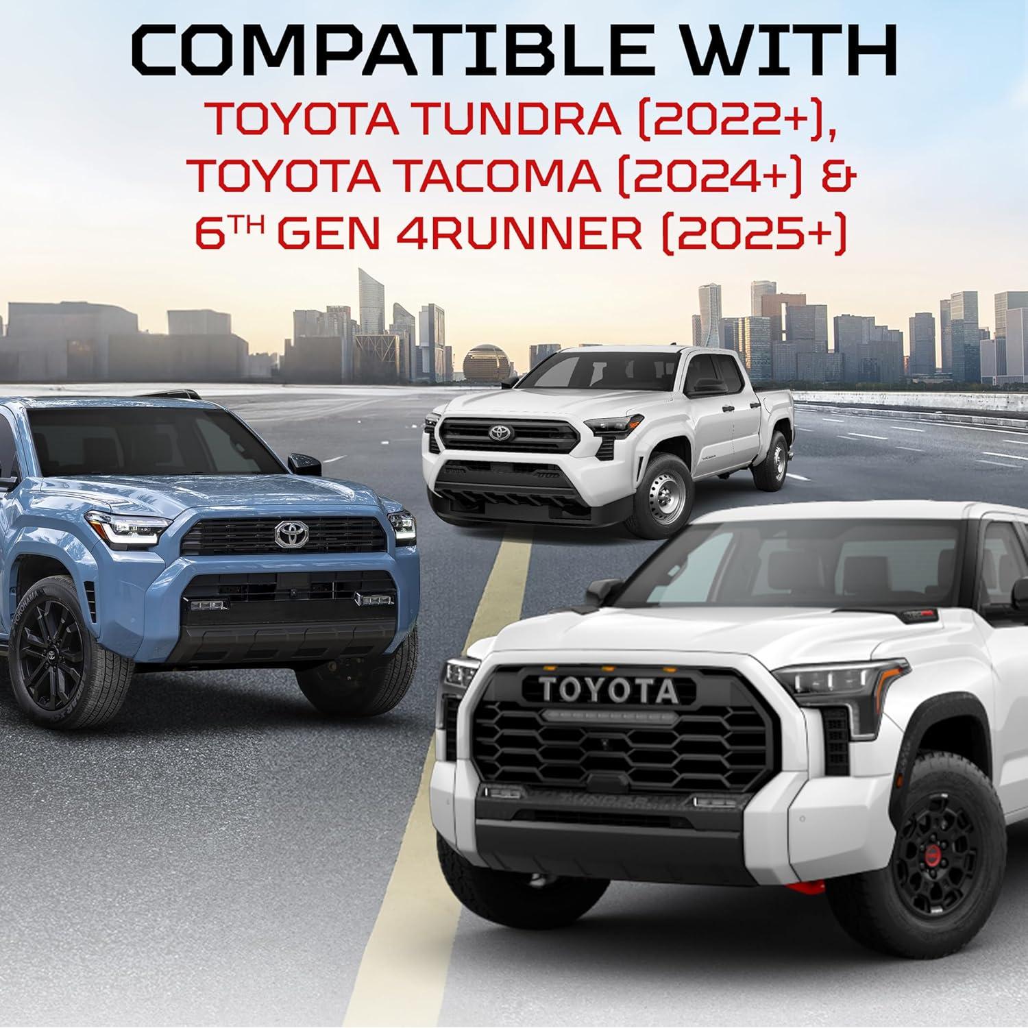 Cubiertas de Manijas de Puerta AJT DESIGN para Toyota Tundra, Tacoma y 4Runner - Verde Militar