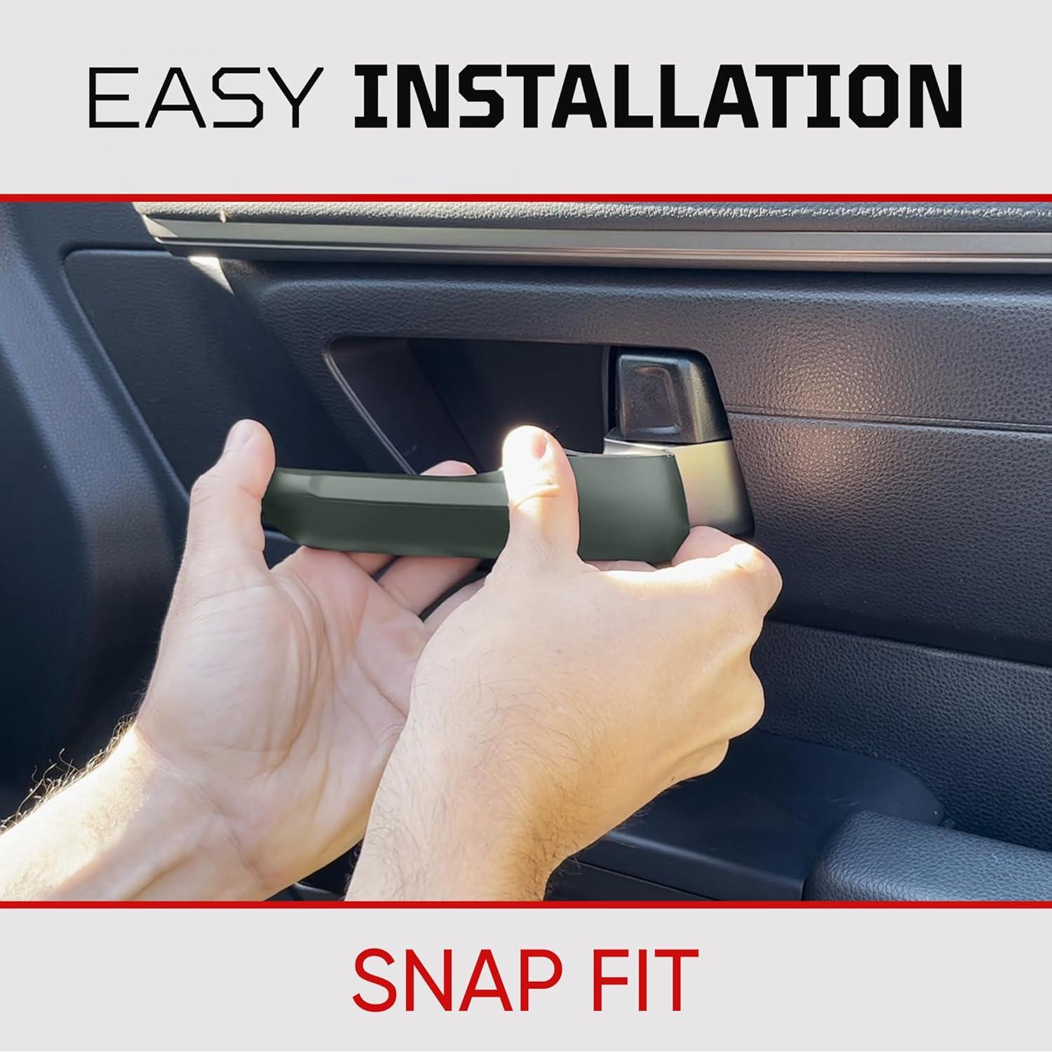 Cubiertas de Manijas de Puerta AJT DESIGN para Toyota Tundra, Tacoma y 4Runner - Verde Militar