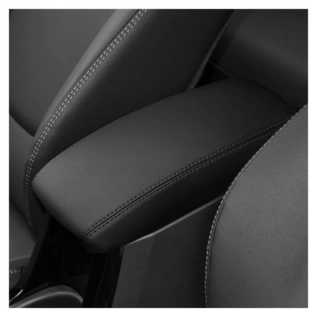 Cubierta de Reposabrazos DEYTOP para Toyota Corolla Cross 2022-2025 - Cuero PU Negro