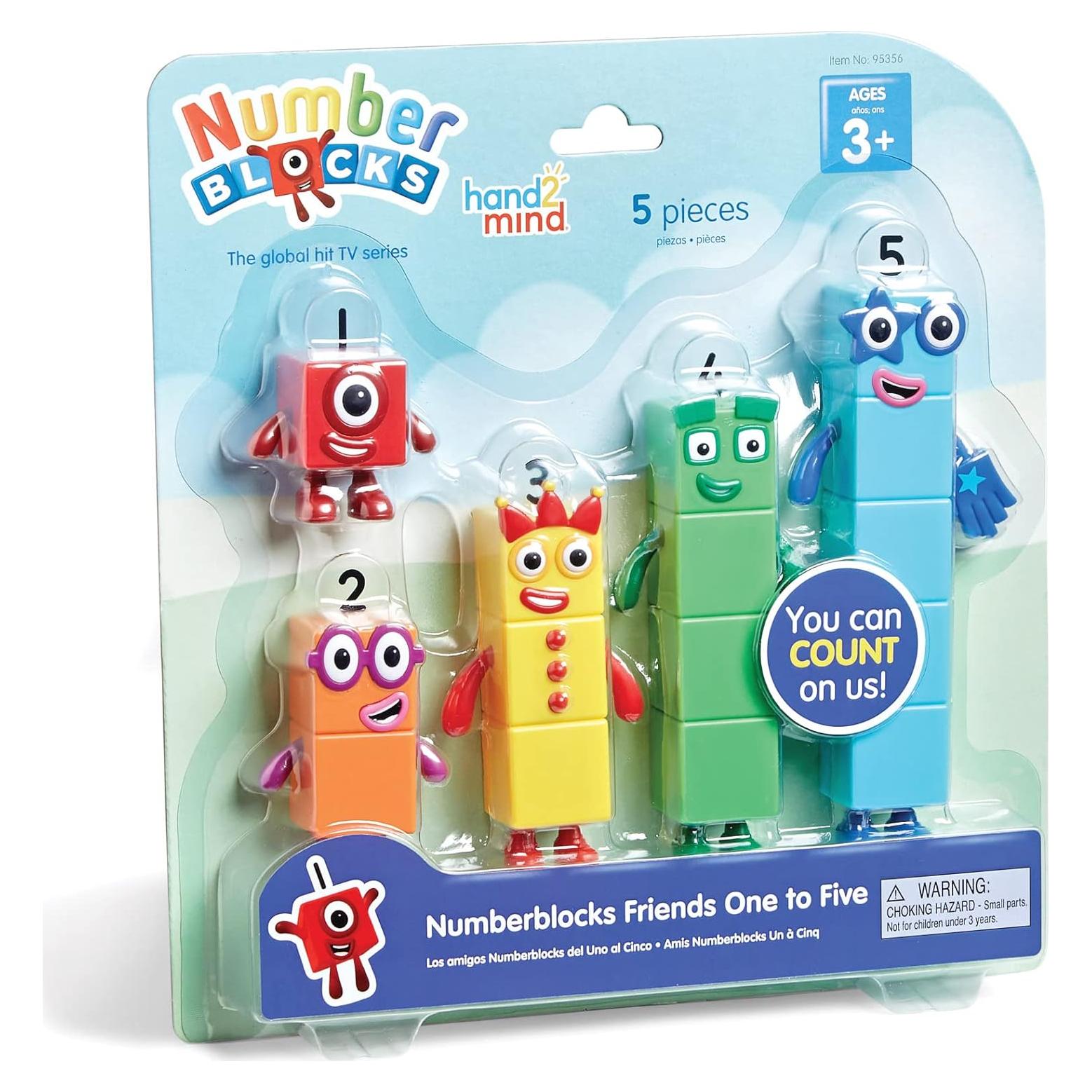 Figuras de Acción Numberblocks 1 a 5 - hand2mind - Juguetes