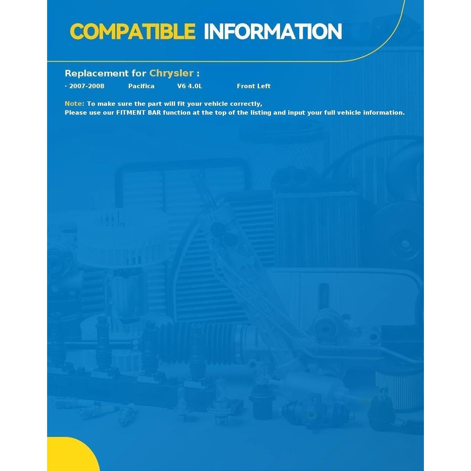 Eje CV Frontal Izquierdo PHILTOP 60-3555 para Chrysler Pacifica 2007-2008