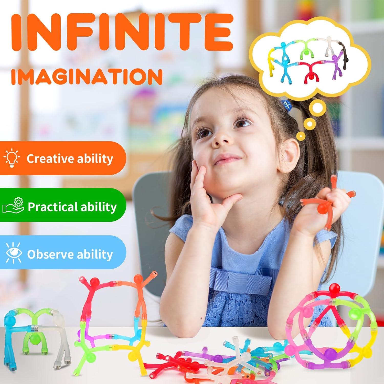 24 Piezas Imán Magnético YOTNUS para Niños Creativo